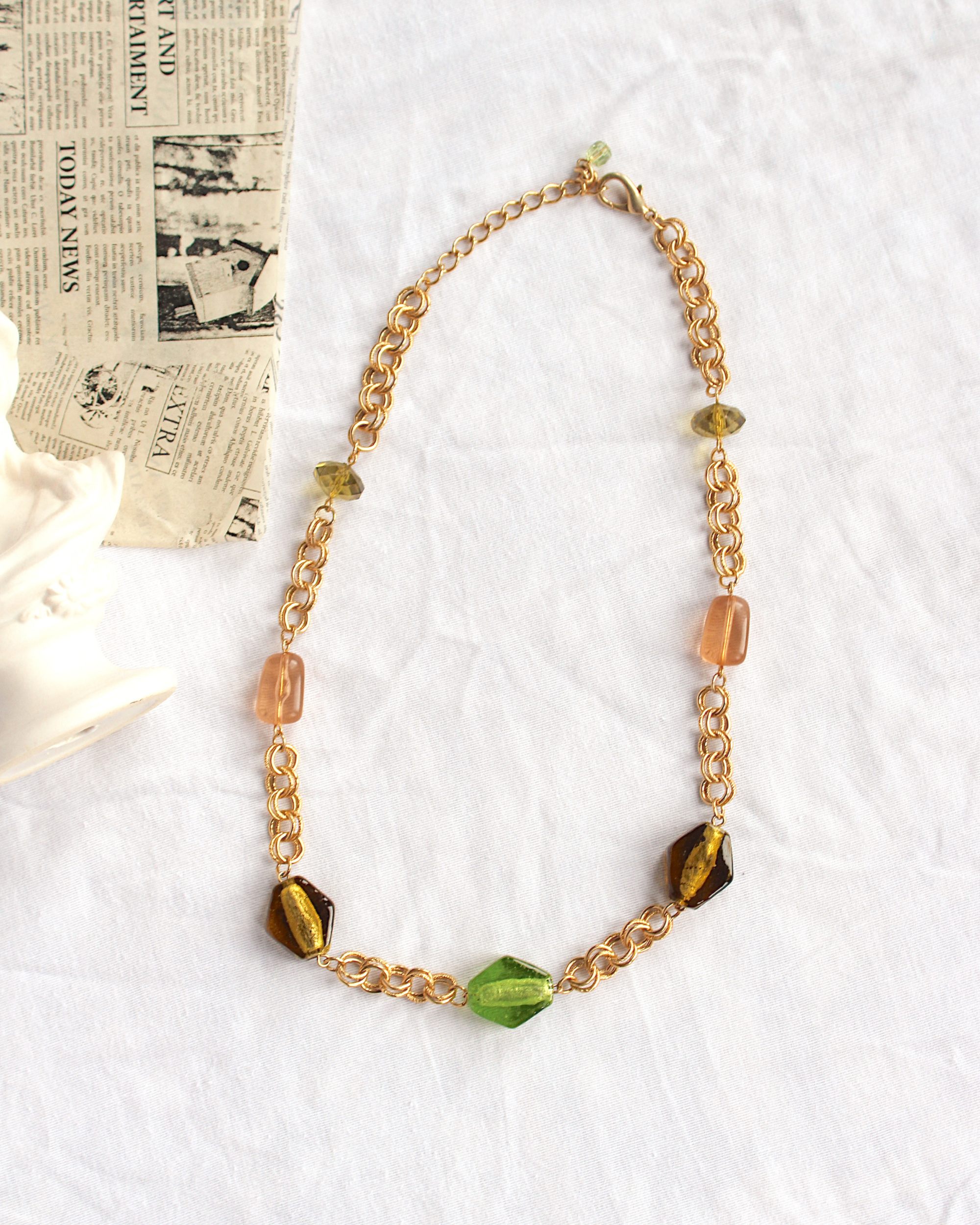 Emerald Moon Necklace