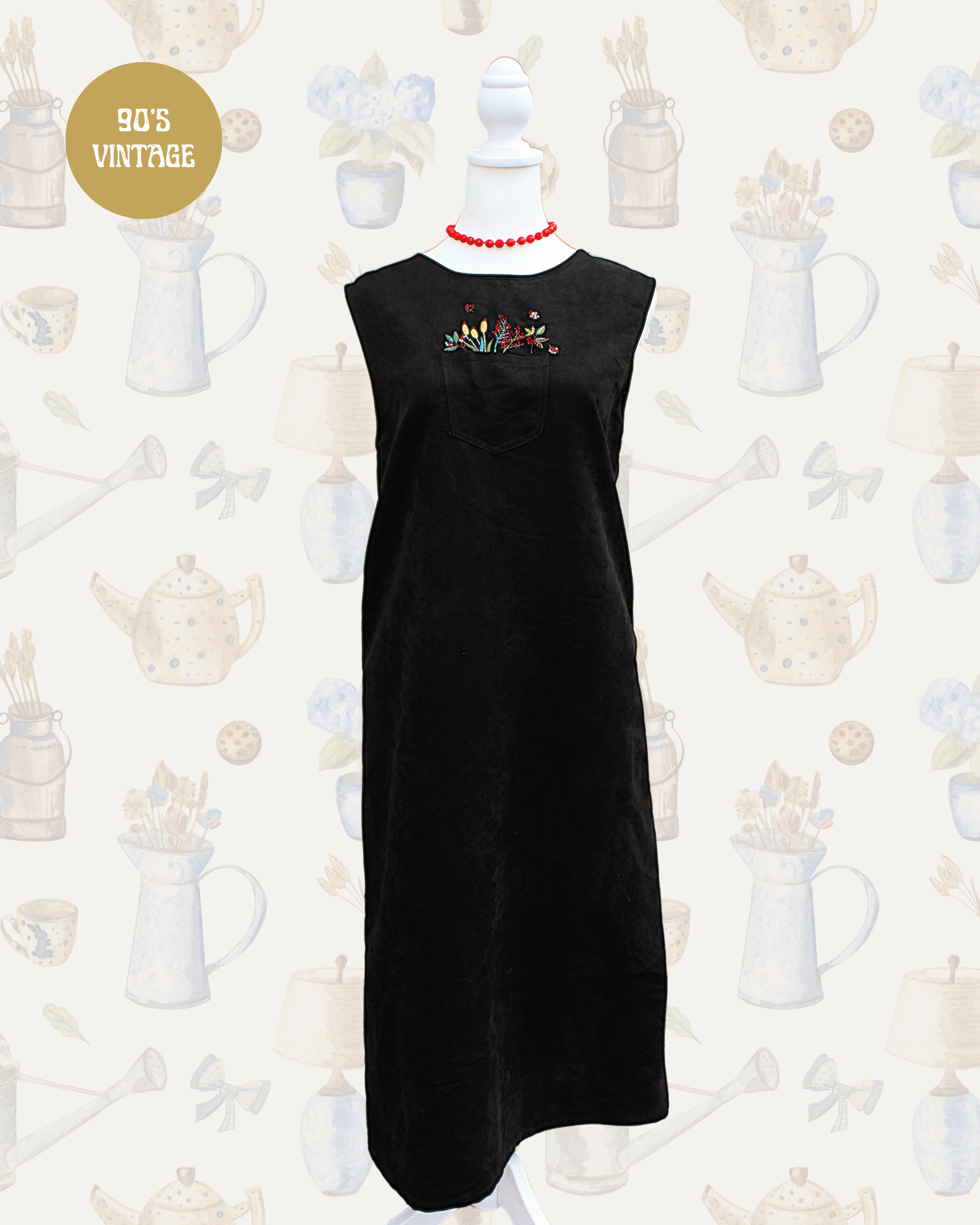 Midnight Meadow Dress - M