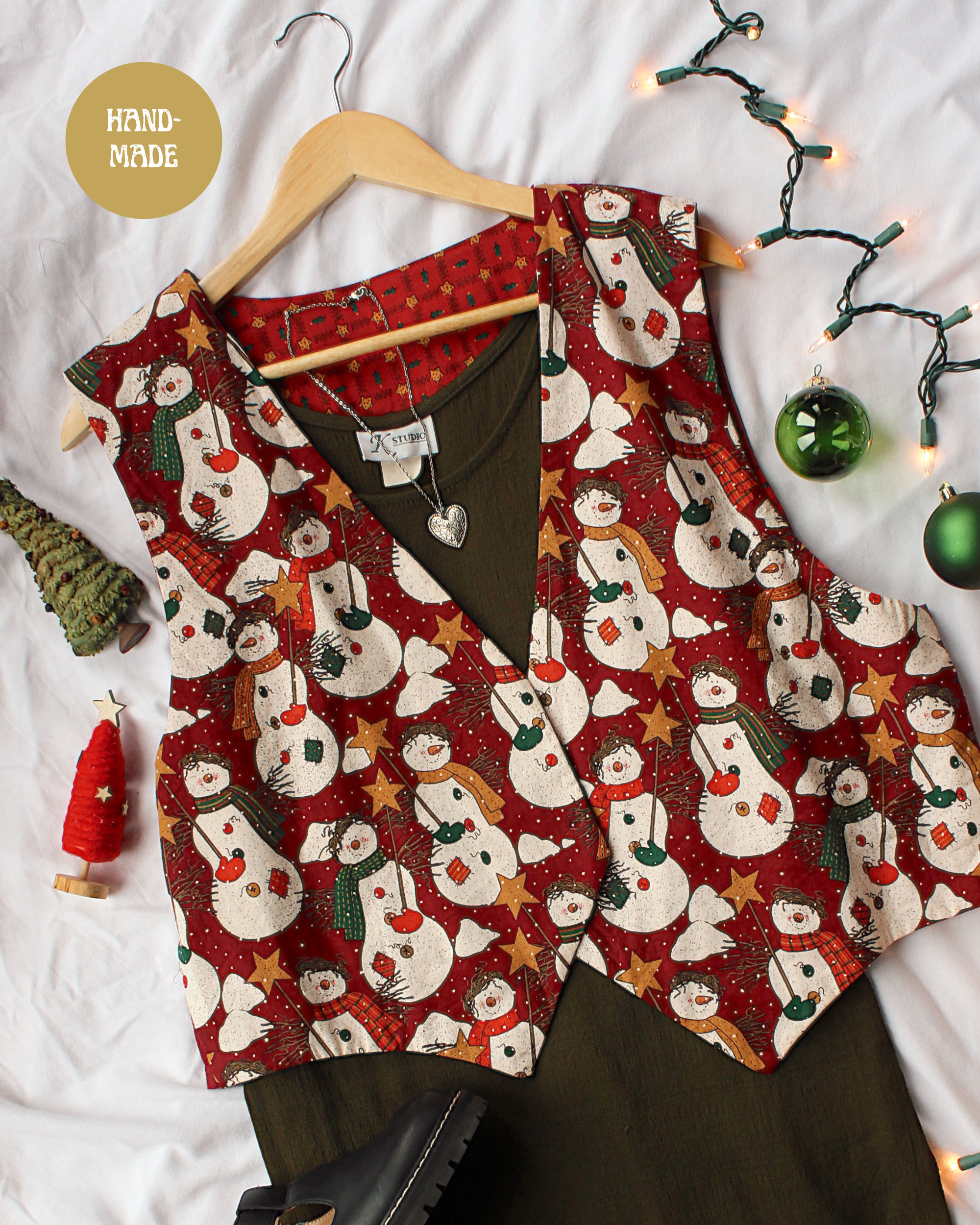 Frost + Fir Reversible Vest