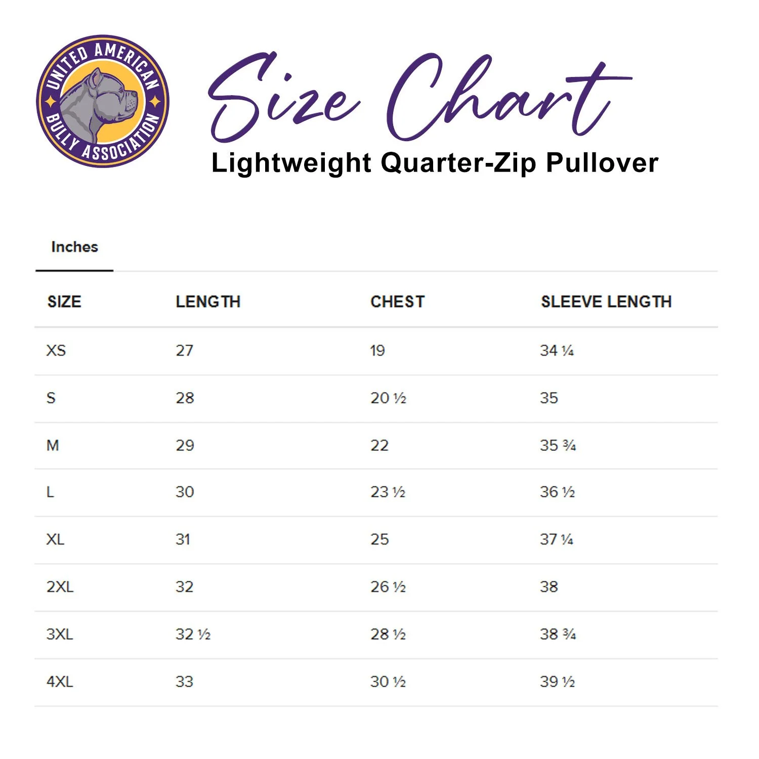 UABA Size Charts - Lightweight Quarter-Zip Pullover copy.jpg