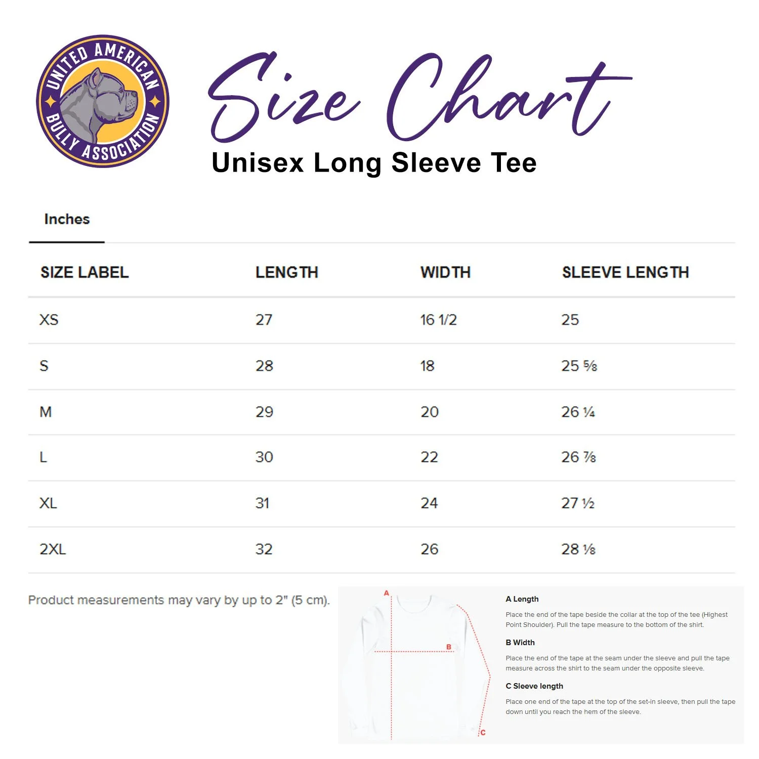 UABA Size Charts - Unisex Long Sleeve Tee copy.jpg