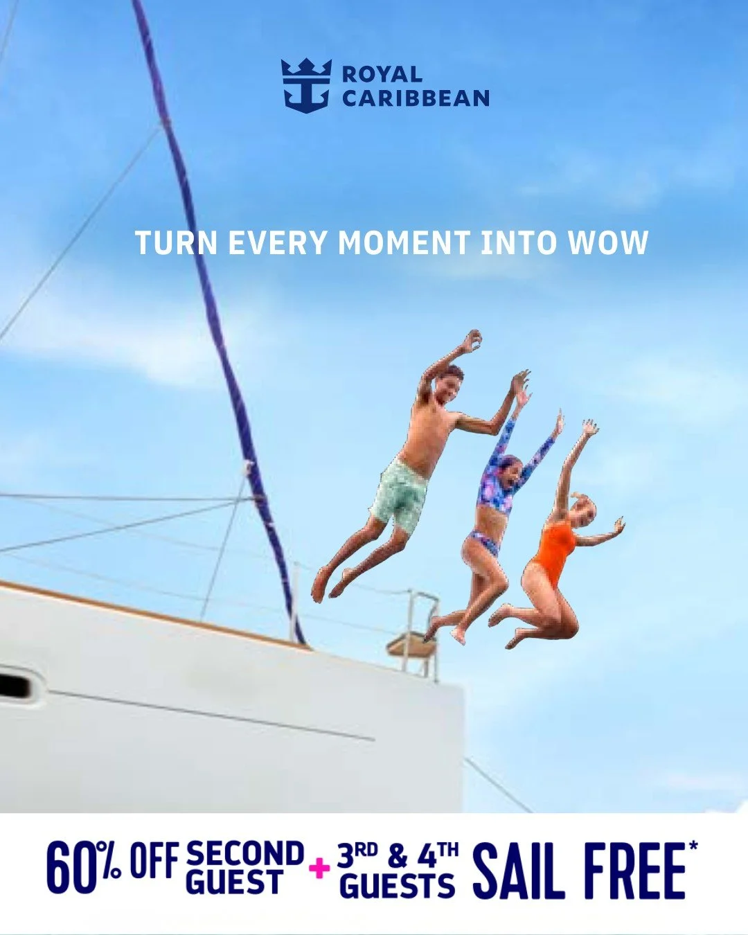 Ready to break out of the ordinary and do something epic? Royal Caribbean&rsquo;s new offer is your invitation to gather your crew for the trip of a lifetime. With huge savings on group bookings, 2026 is your year for sun, sea, and adventure. Whether
