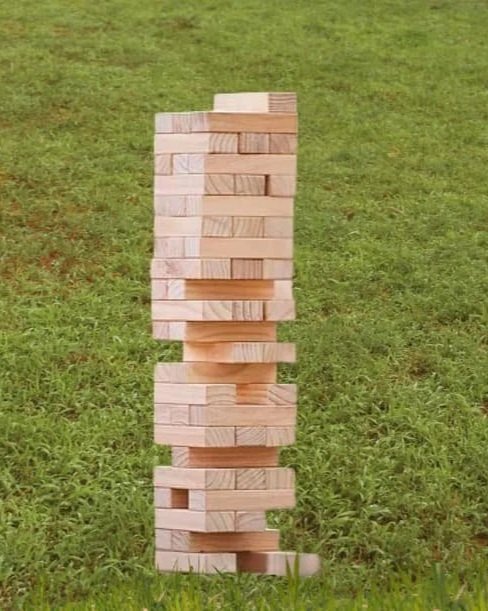 3' Giant Jinga 
$15/game or $50/bundle of 4