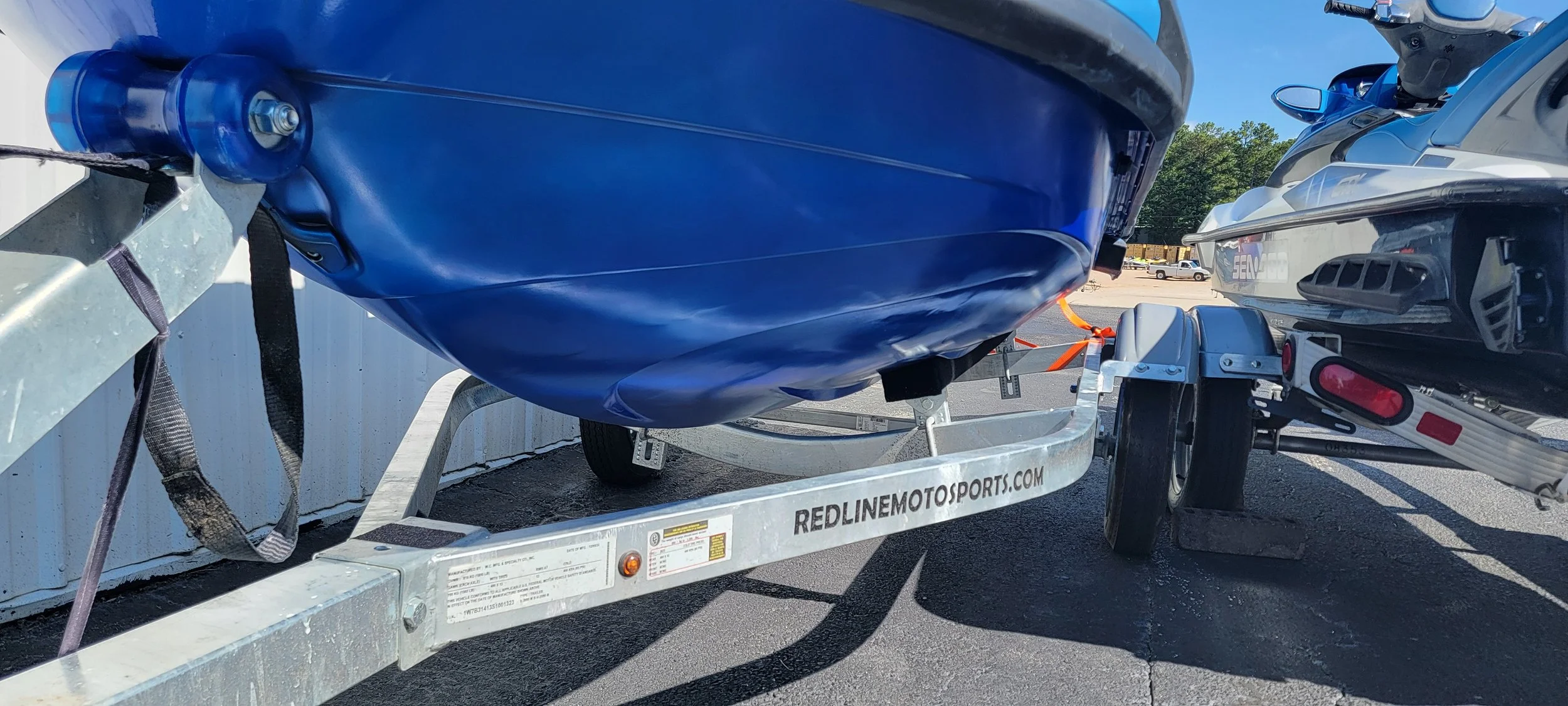 Jetski Hull Repair and Paint