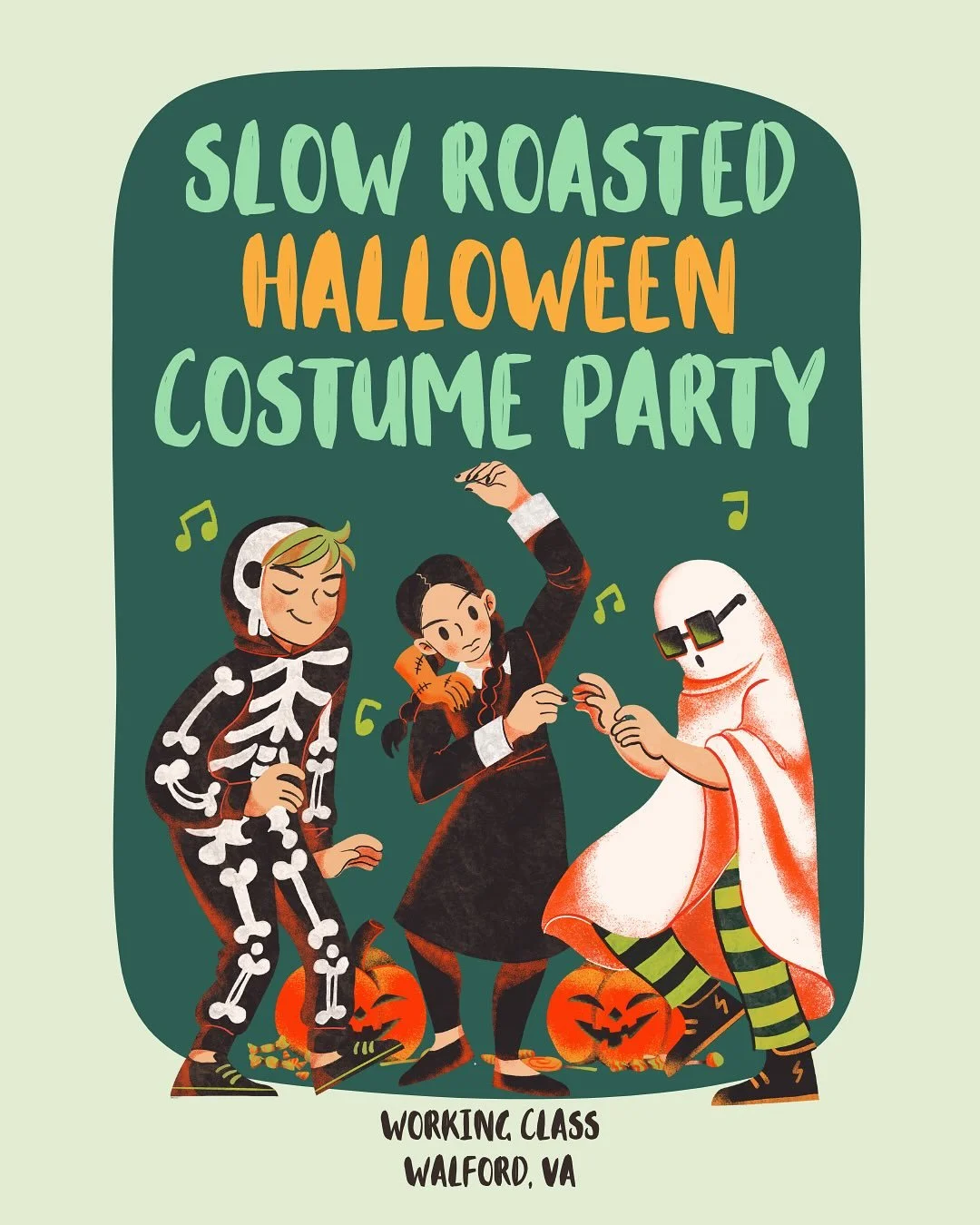 Halloween came a little early for the Slow Roasted characters!!

If you were wondering what the Slow Roasted characters were dressing up as for Halloween, I&rsquo;ve got a surprise for you! 

In case you were wondering, Wes is mad as Patrick for not 