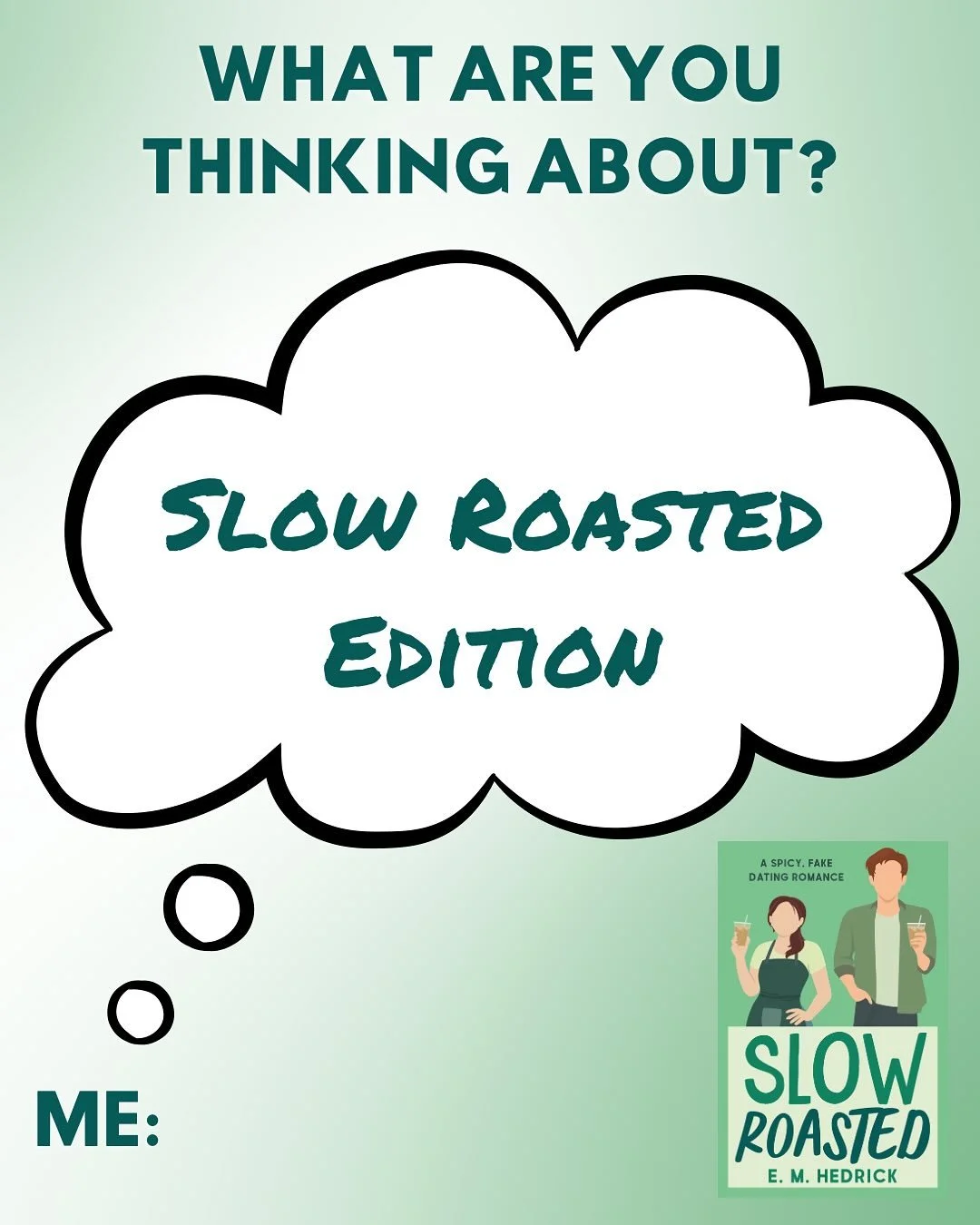 Happy November! What are you thinking about?

I can already tell that this month is going to be a struggle for me with attempting a nanowrimo-like challenge, marketing Slow Roasted, prepping for an event in December, and brung a SAHM to my baby who i