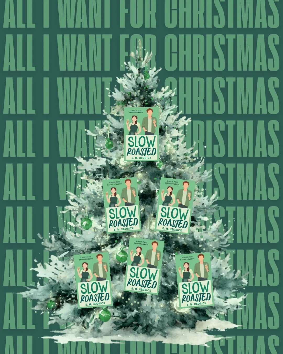 Anyone have Slow Roasted on their Christmas list? 

I saw @authorkaycove make this with all of her amazing books, and I thought it would be funny to recreate it with my book 😅 maybe next year there will be more offerings on my tree&hellip;

Slow Roa