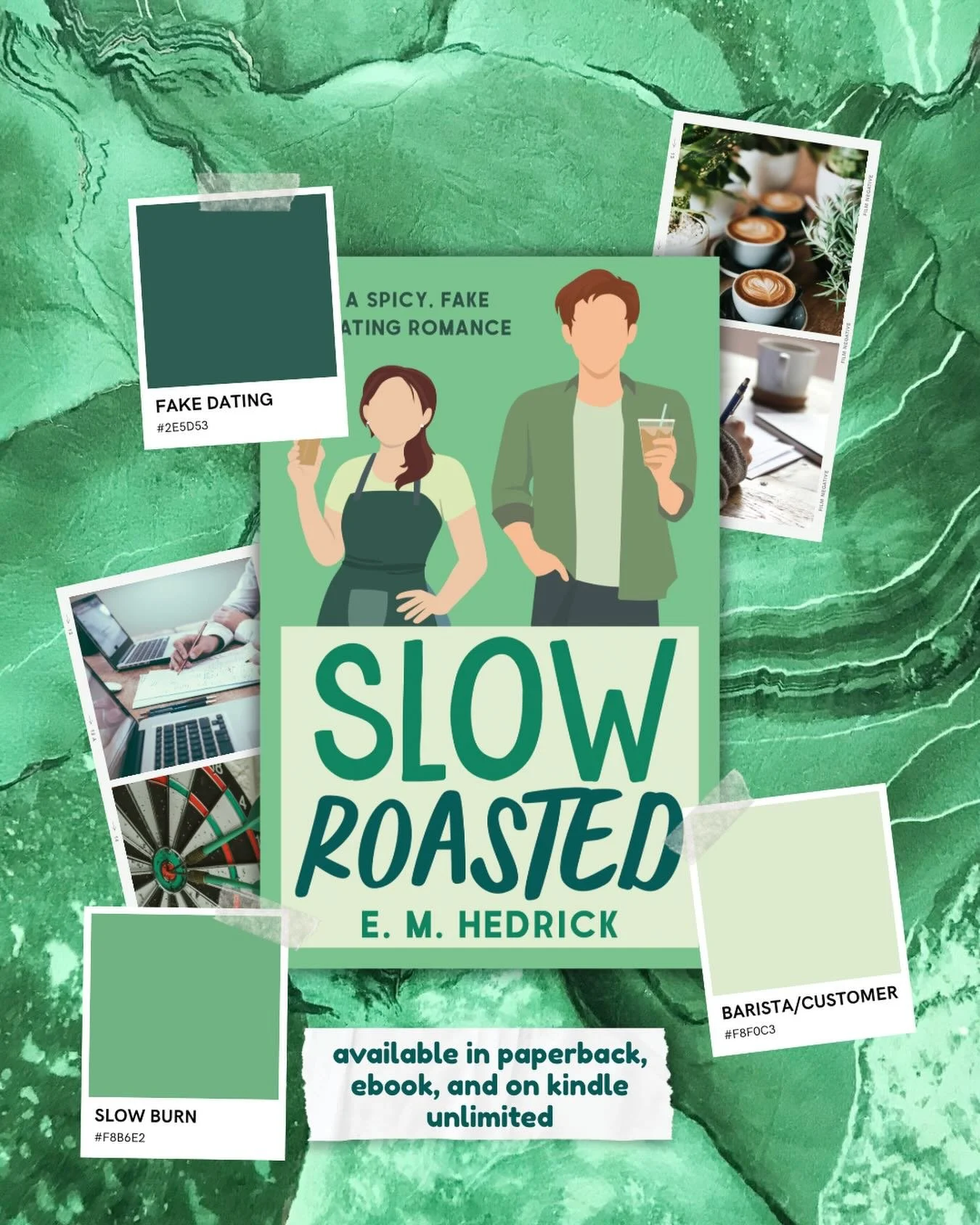 Posting slump? Me? Never&hellip;

Slow Roasted by E. M. Hedrick is a cute fake dating romance with open door spice and relatable characters.

☕️fake dating
✨barista/customer
☕️slow burn
✨open door spice 
☕️one bed
✨rom com vibes
☕️standalone
✨under 4