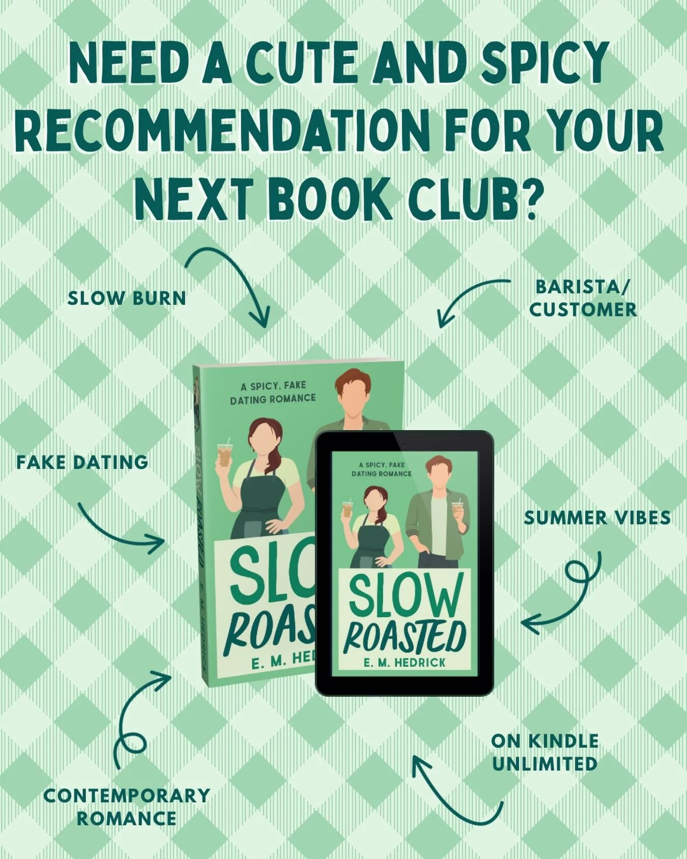 Now that we&rsquo;re approaching the warmer weather, it is officially ✨Slow Roasted season✨

Slow Roasted might not be a typical &ldquo;summer romance&rdquo;, but it does take place over the summer time and it gives off those good summer vibes 🥰

If