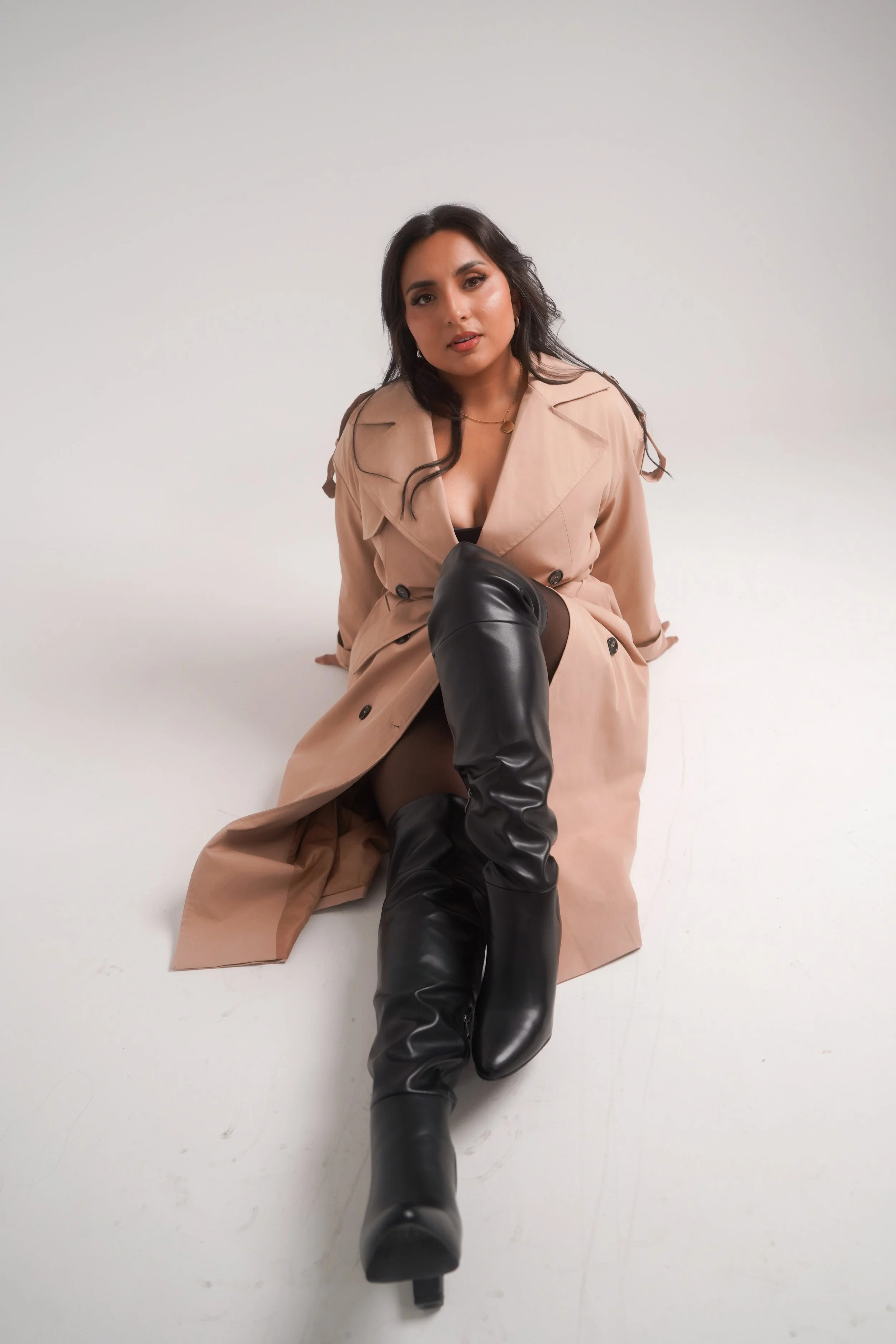 Confident camera-ready glam by Kent and Seattle makeup artist Celina Arceo