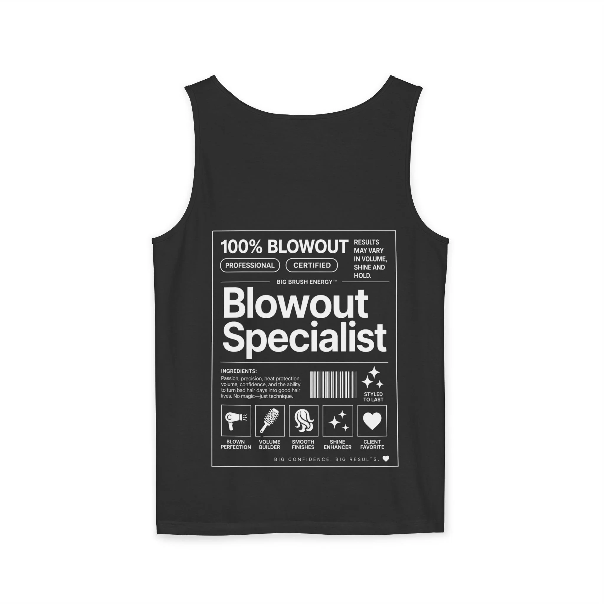 Blowout Specialist Collection— Hair Stylist Salon Tank Top