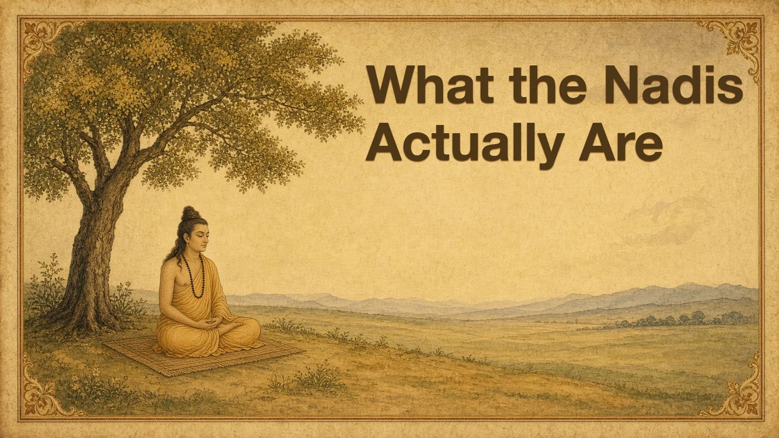 What the Nadis Actually Are