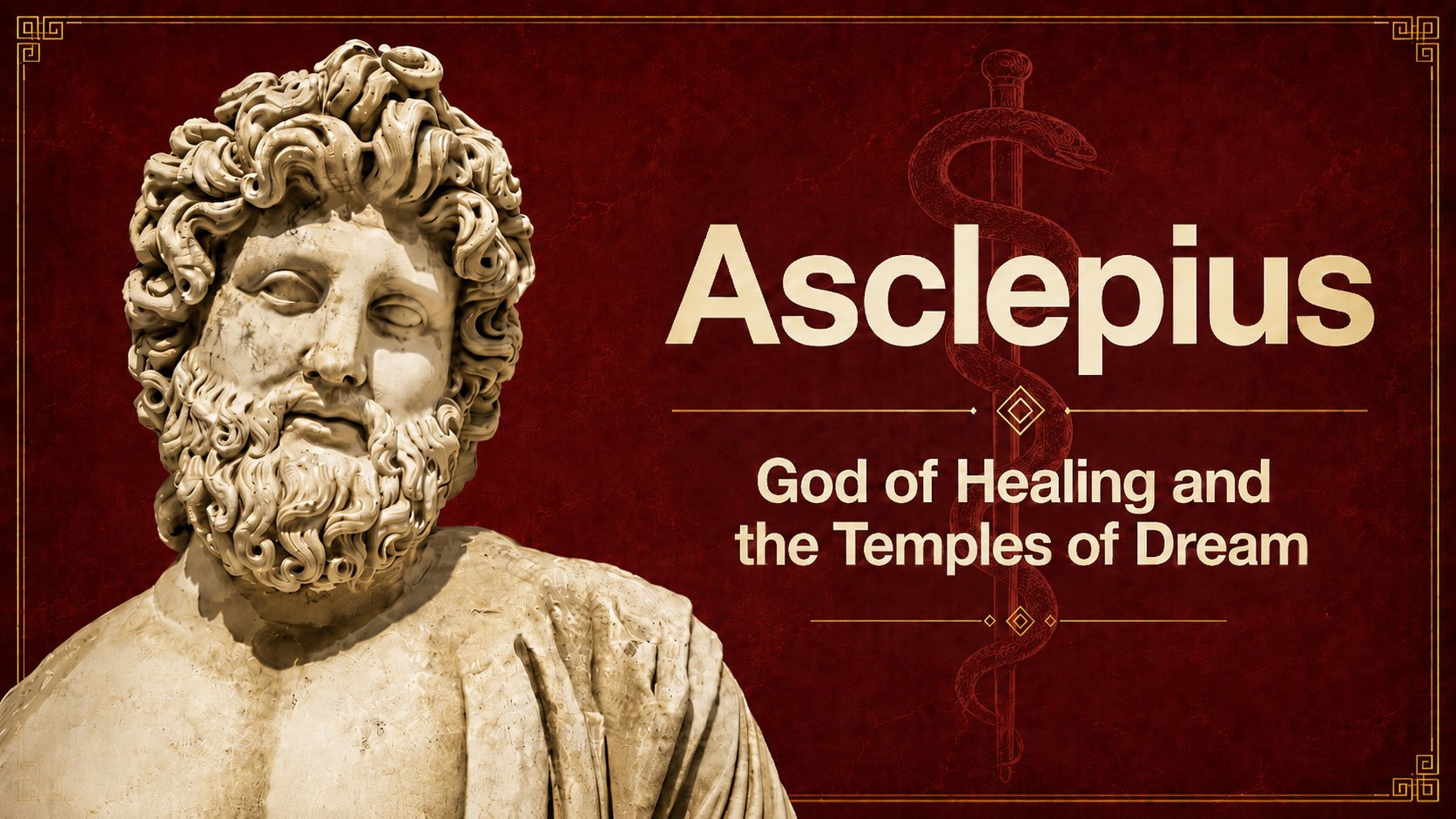 Asclepius, God of Healing and the Temples of Dream
