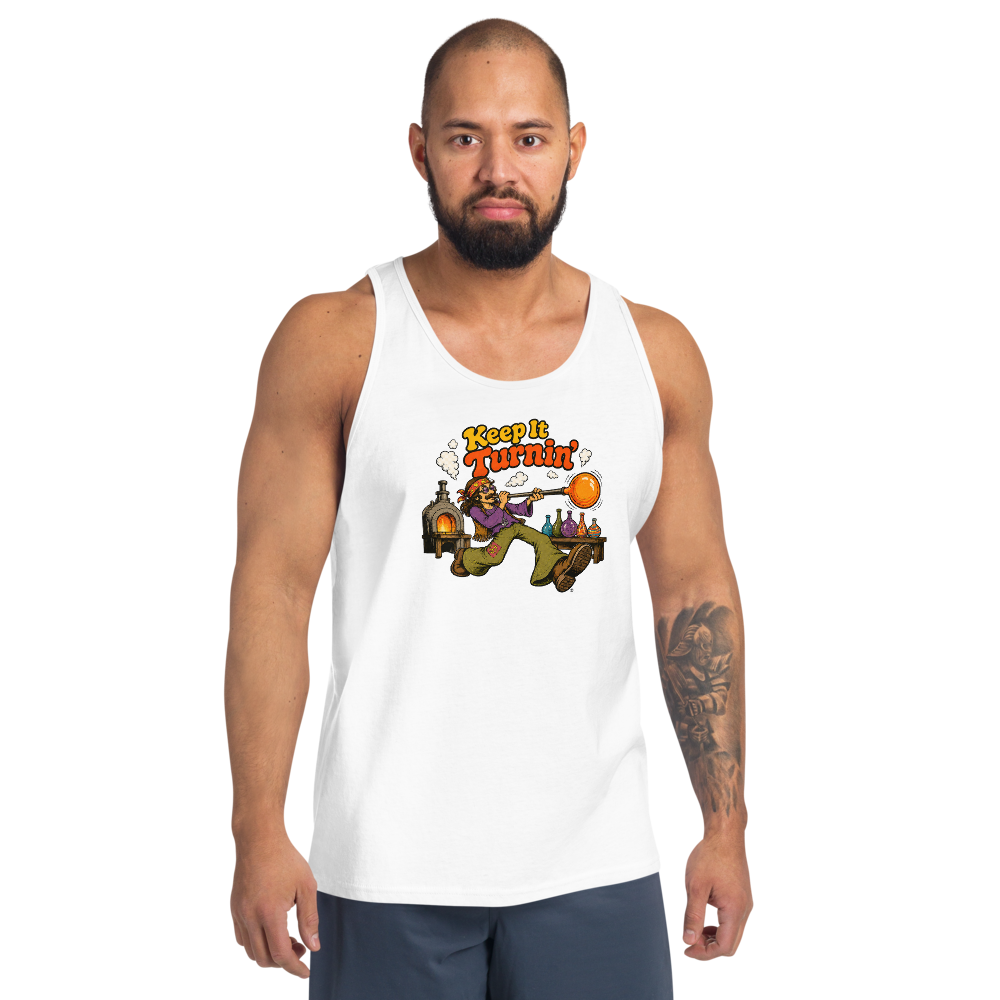 The Hippie Gaffer's Tank — Keep It Turnin' Unisex Tank Top