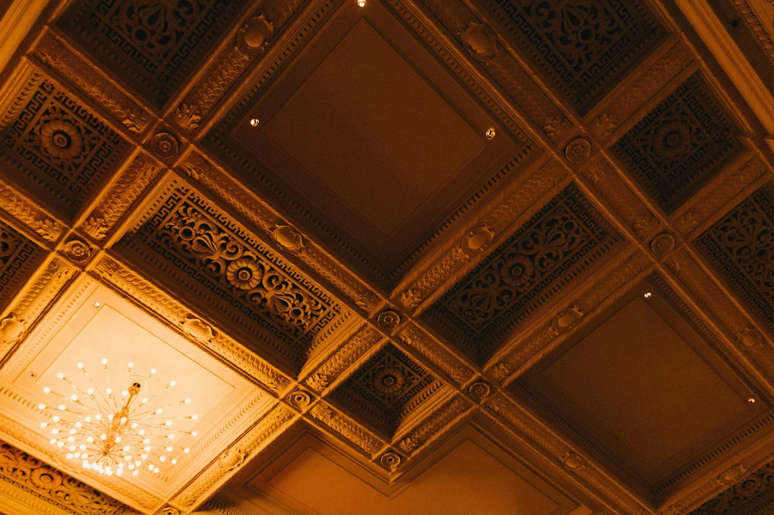 Cleaned and restructured crown molding on historical building