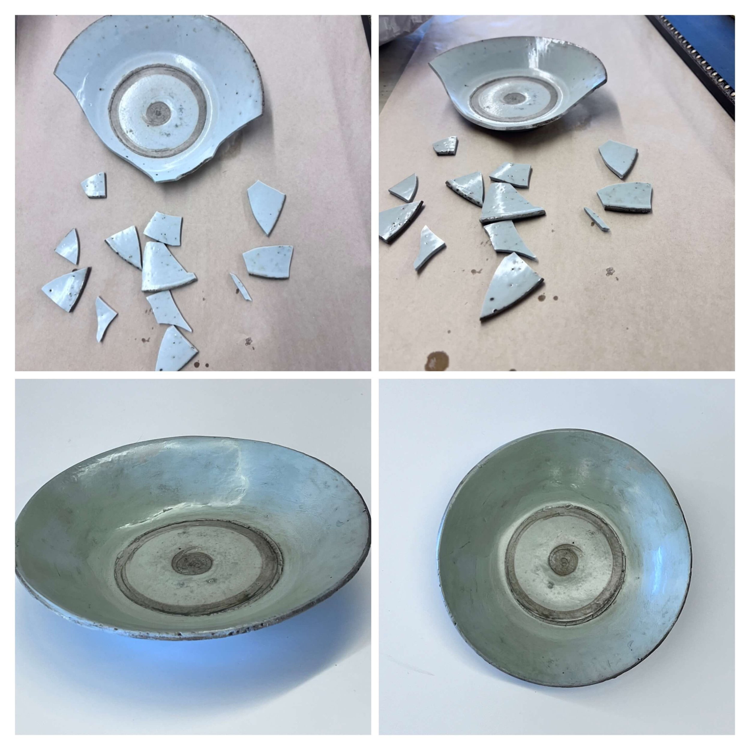 Antique Pottery Bowl China Reconstruction