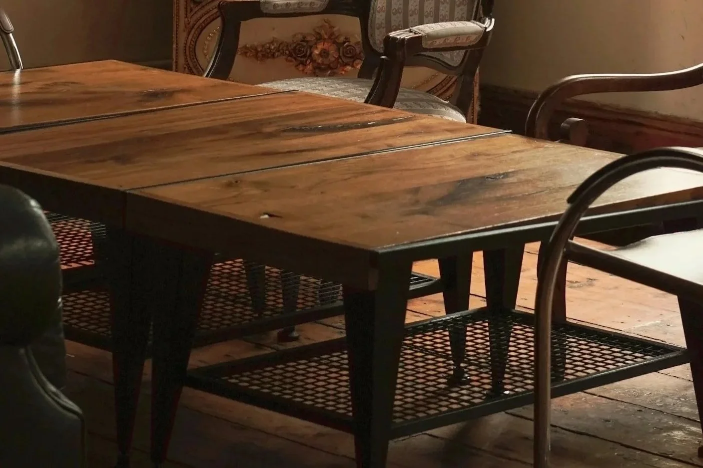 Midcentury modern dining set cleaned and varnished