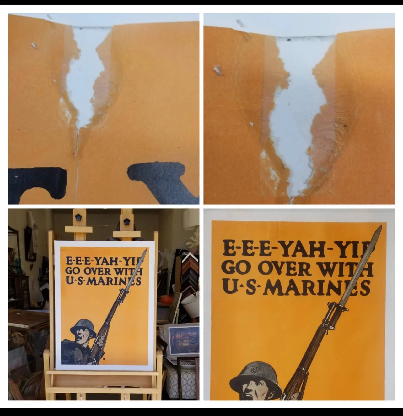 Torn Paper Built and Restored to It's Original Appearance