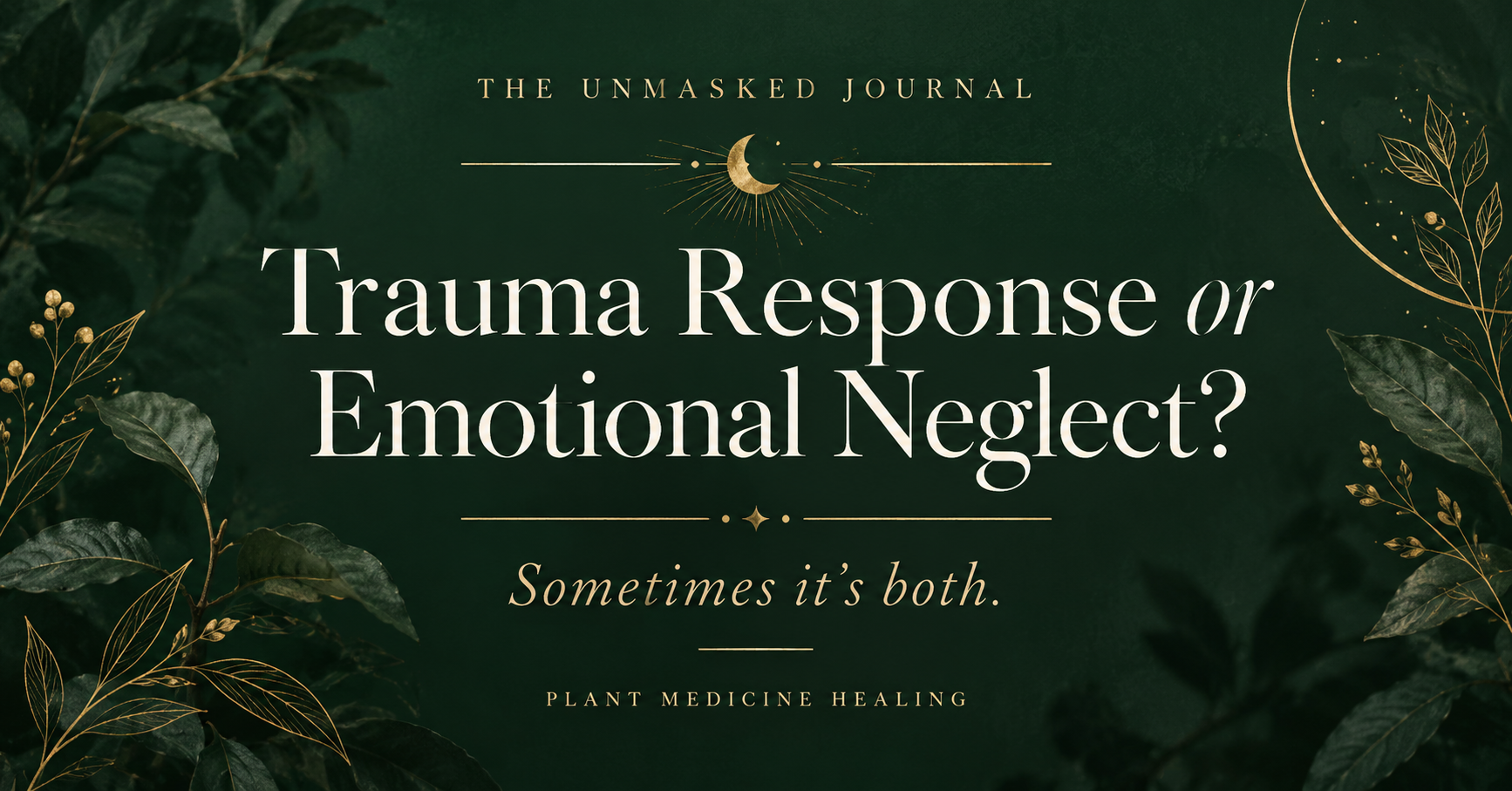 Is It My Trauma Response or Emotional Neglect?