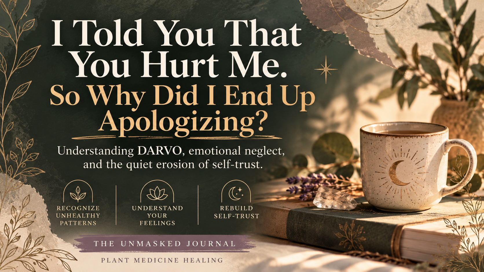 I Told You That You Hurt Me. So Why Did I End Up Apologizing?