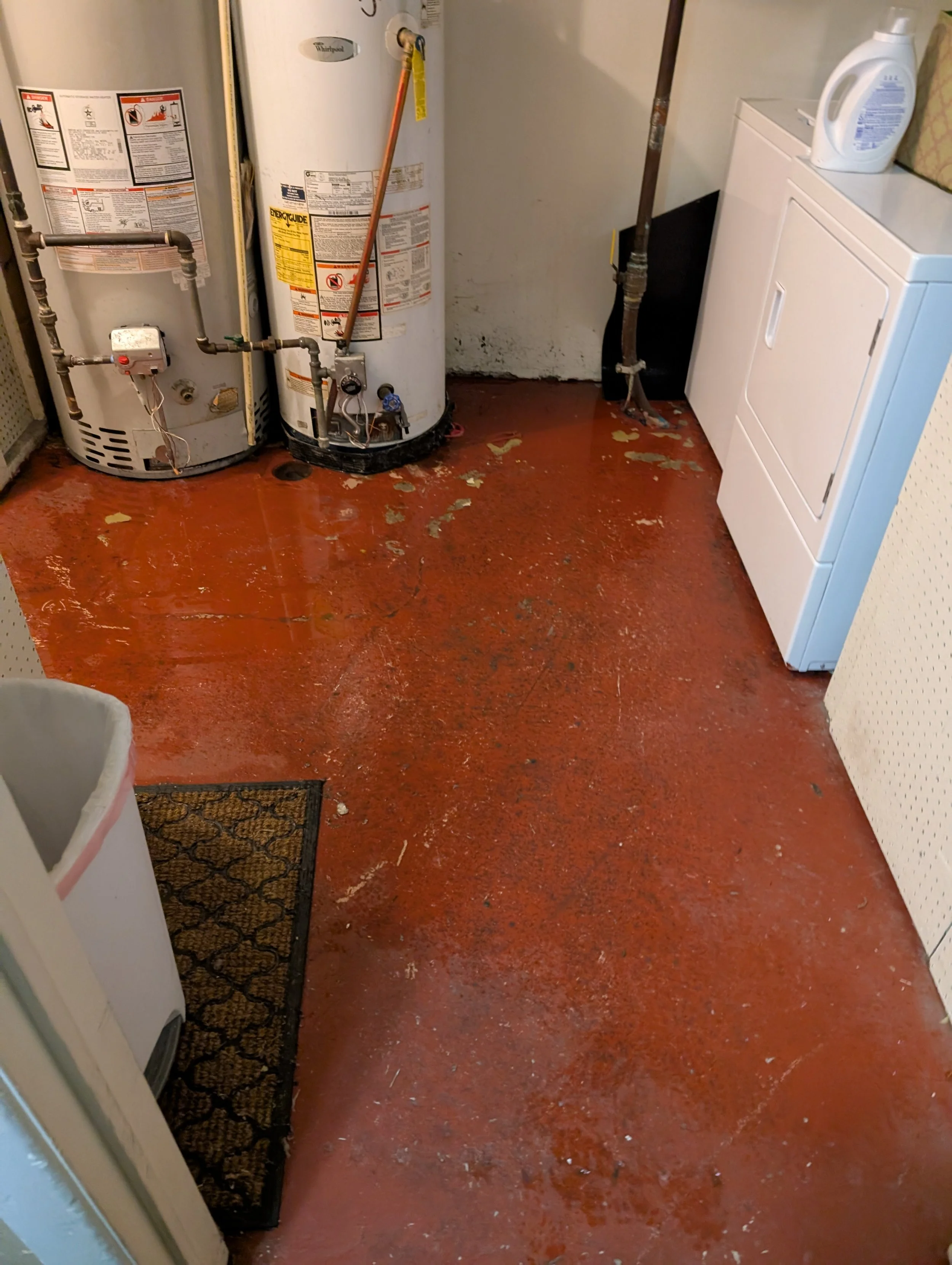 Sewer clean up.