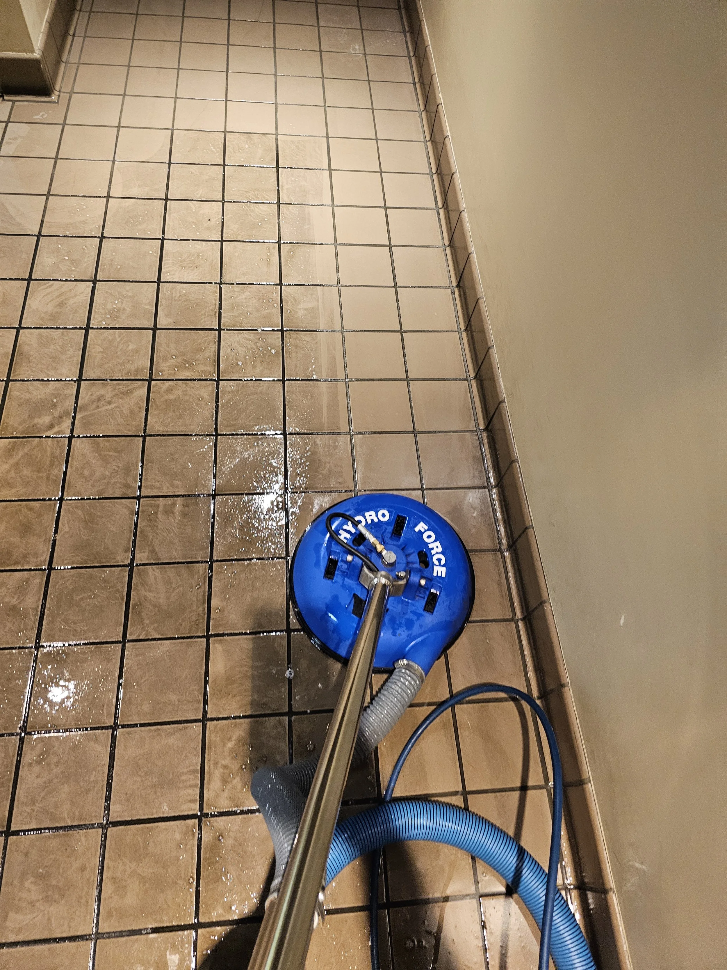 Tile and grout cleaning. Lets talk about clear seal and color seal!