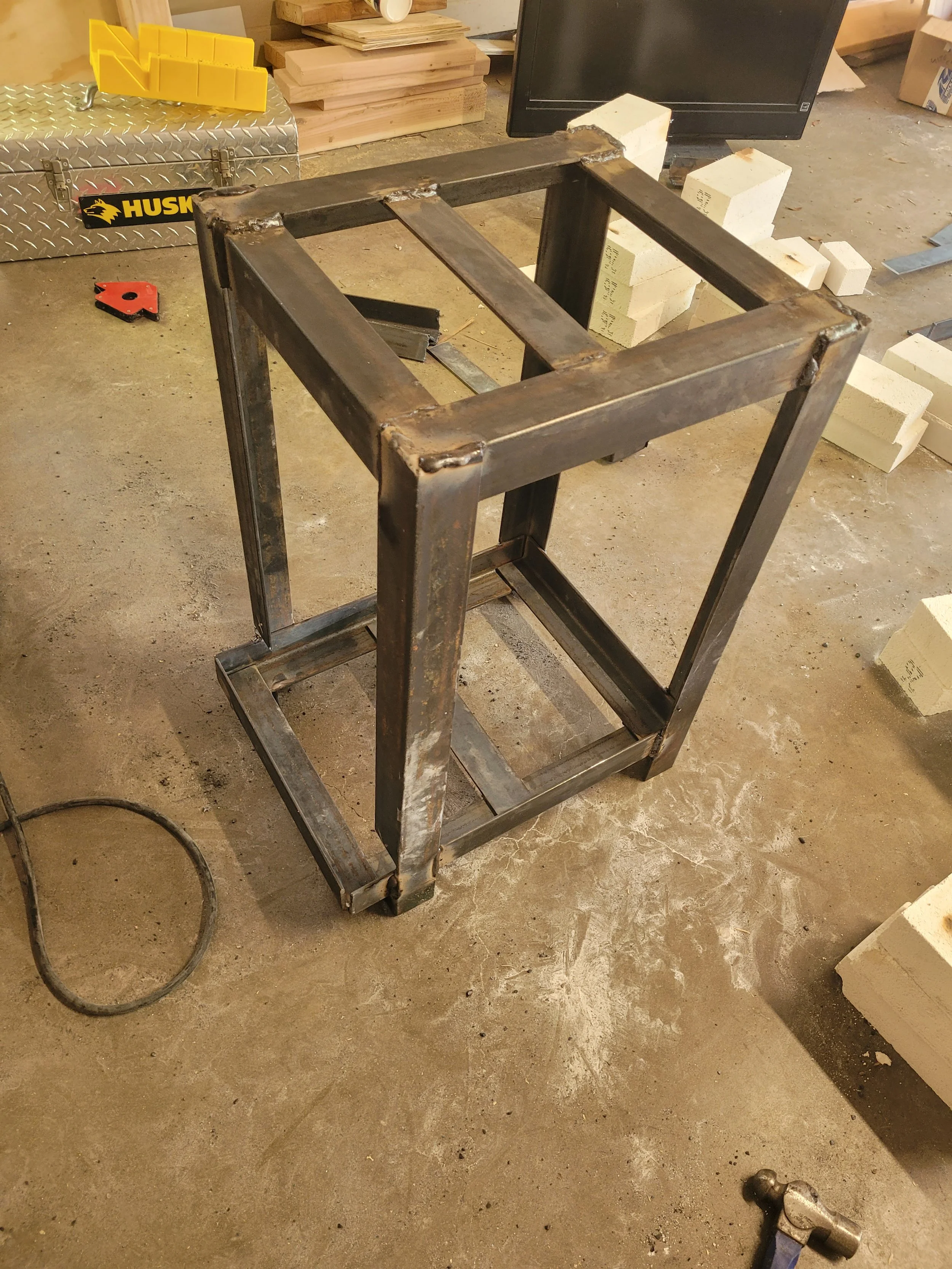 Frame welded