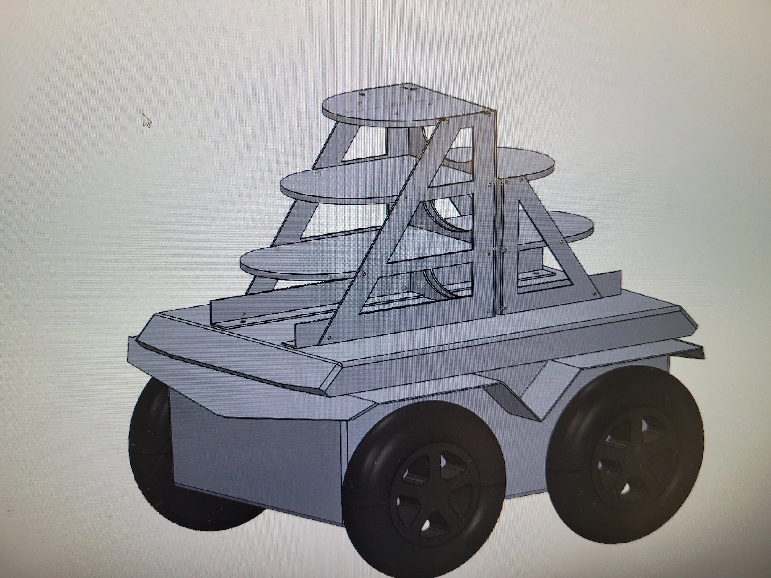 First revision of 3d Model. Later revisions were deleted at some point