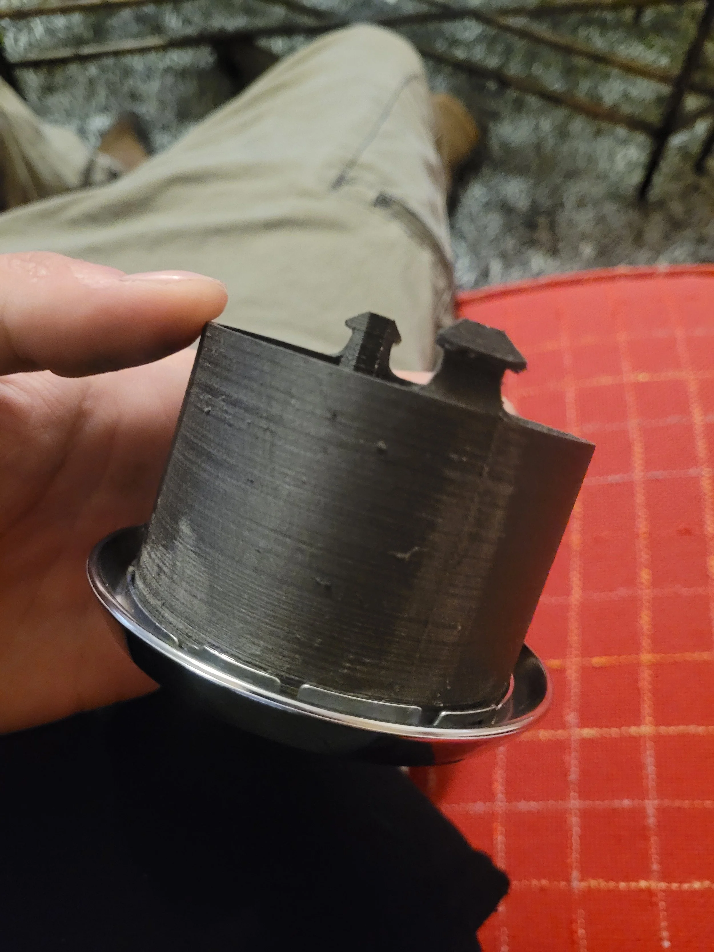 3D printed out of carbon fiber nylon to withstand varying temperatures