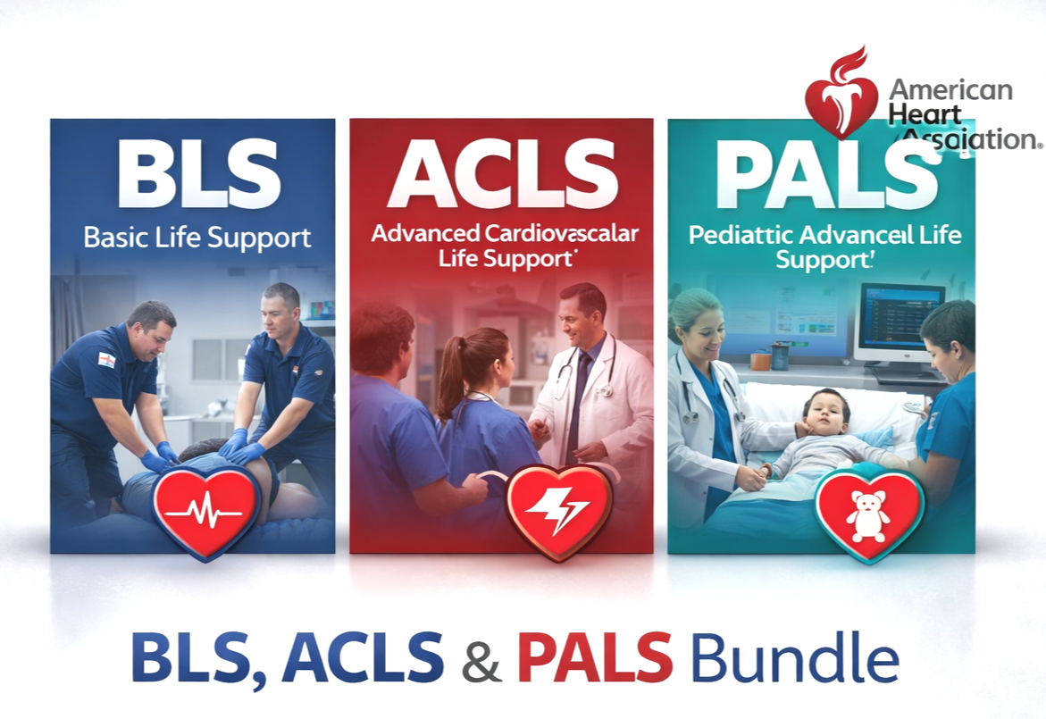BLS + ACLS + PALS Bundle For Healthcare Providers