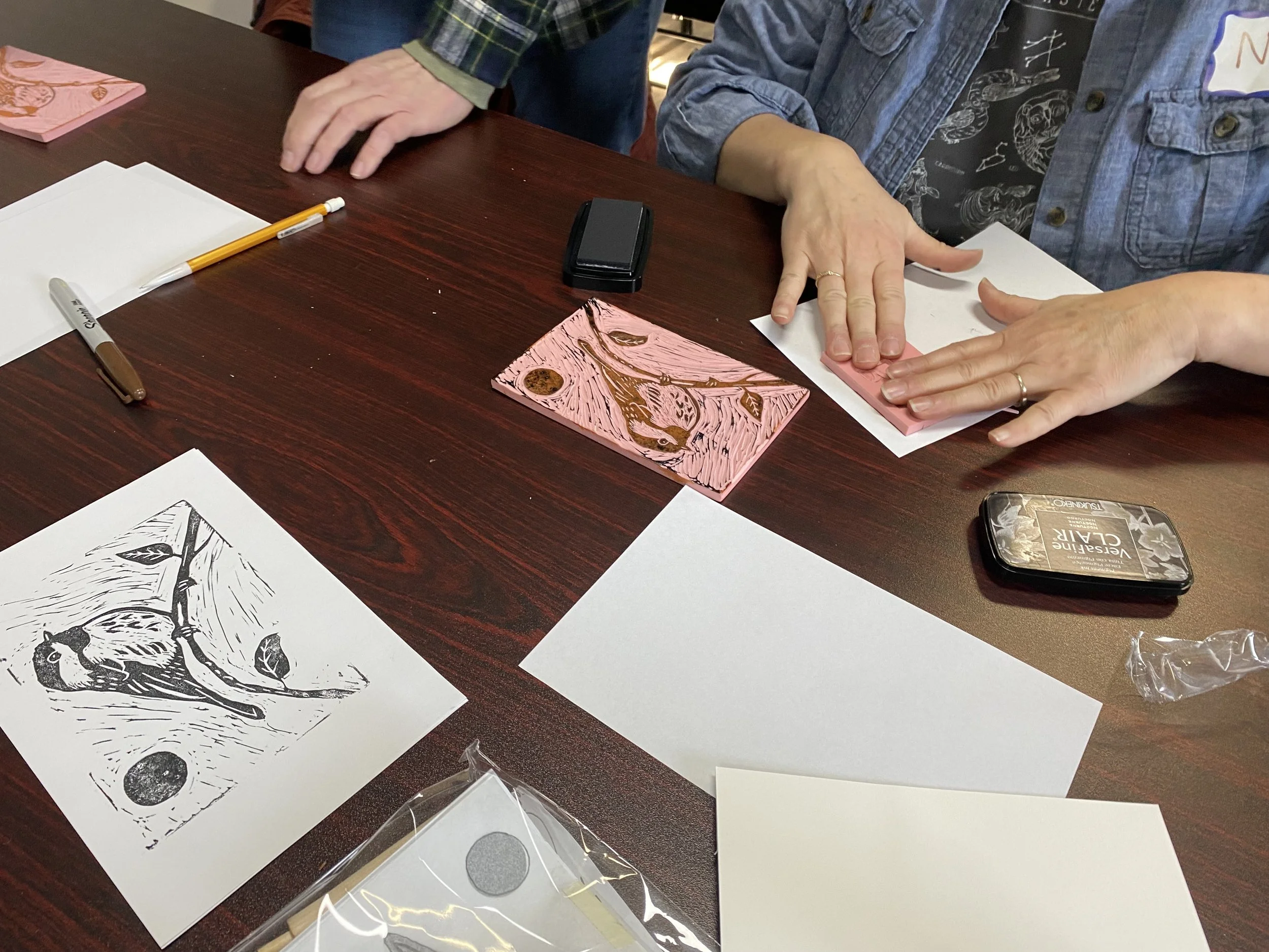 Intro to Block Printing Workshop