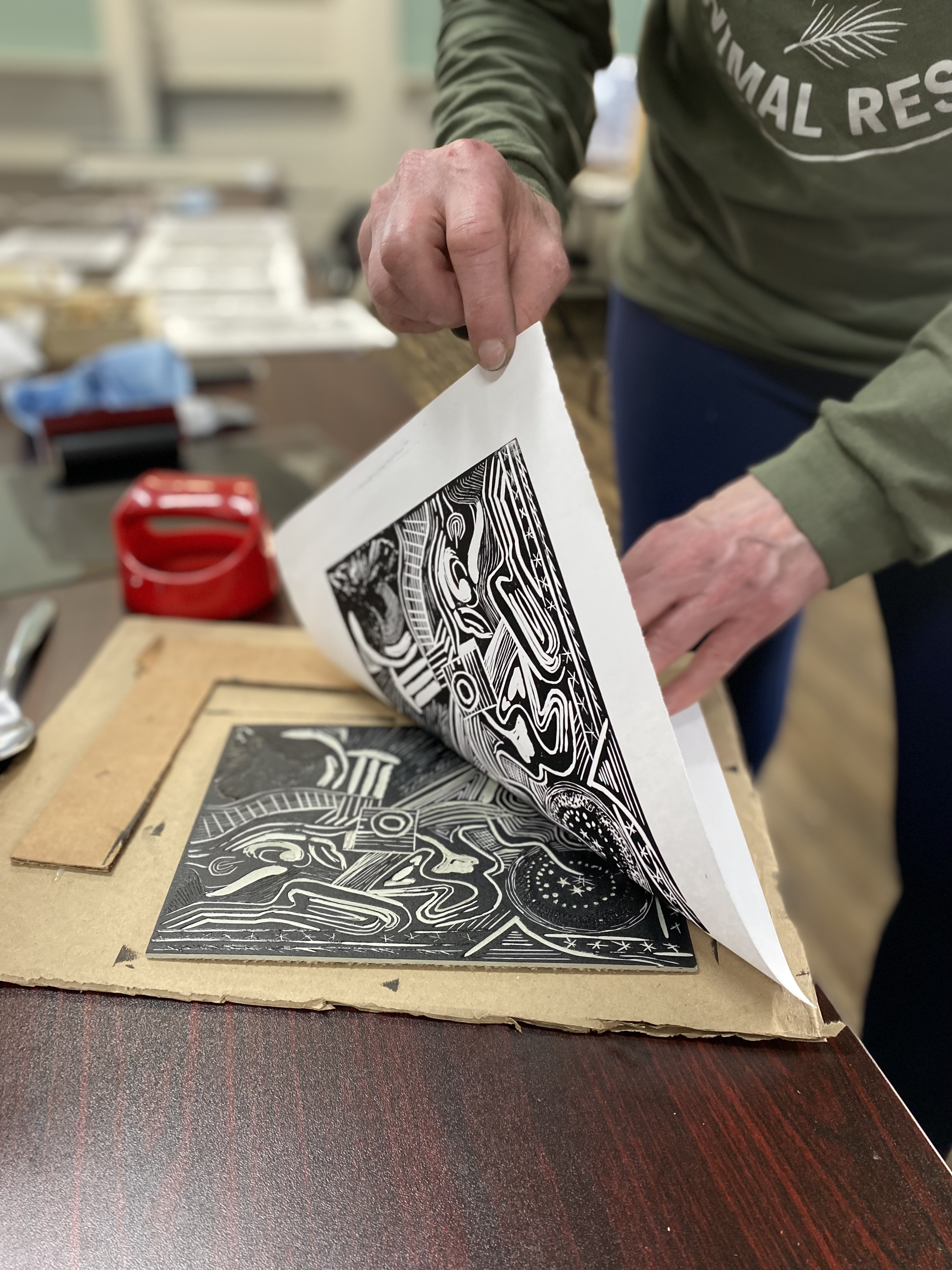 Intro to Block Printing Beginners Class