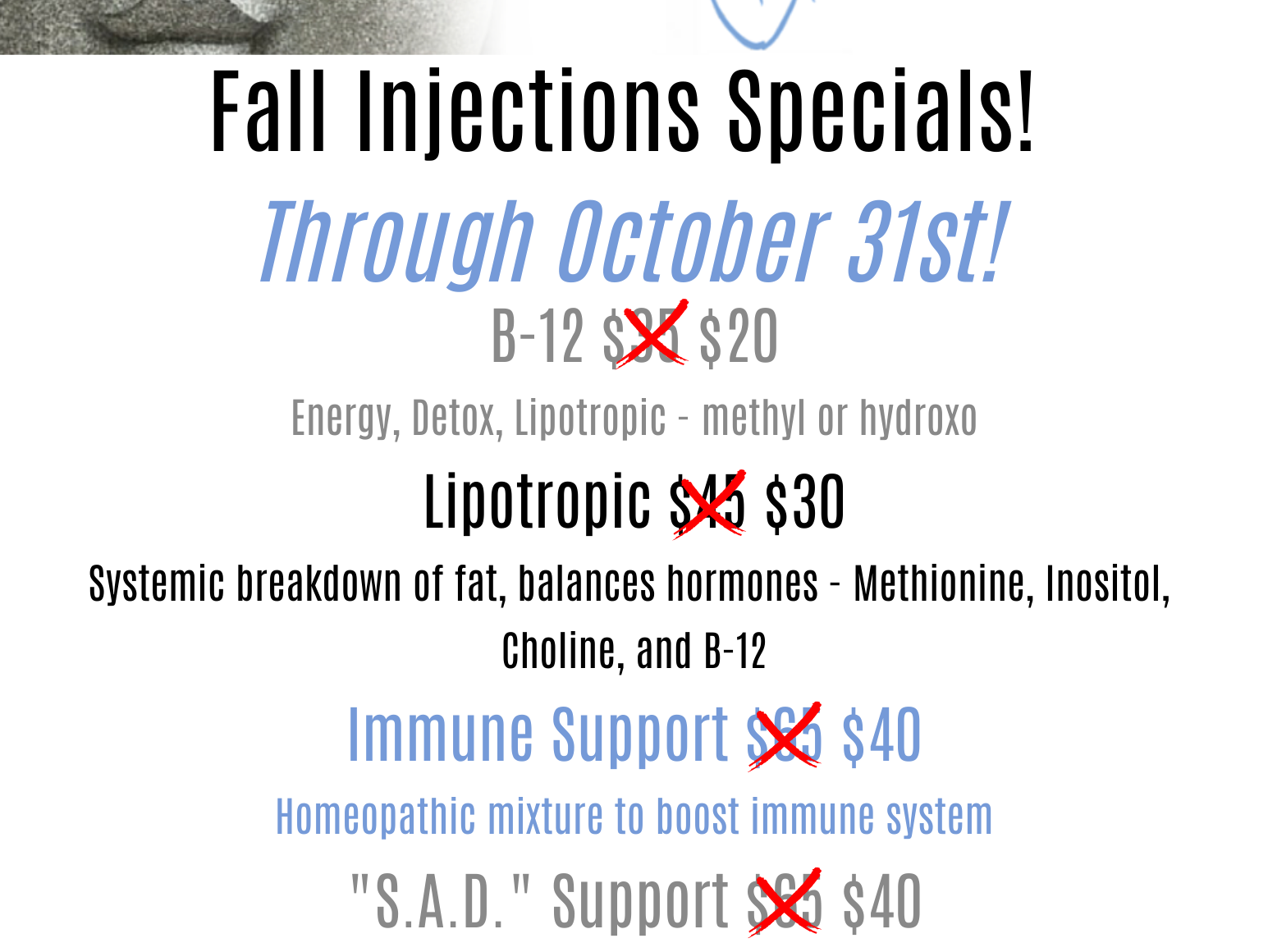 Fall Specials!