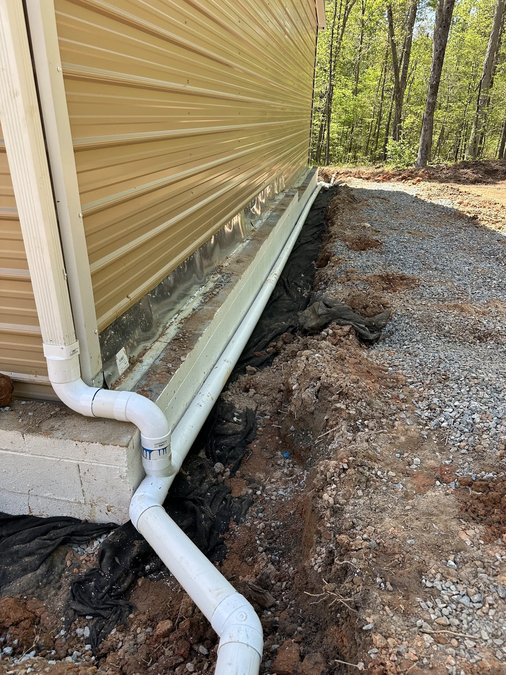 French Drain Installation | ASG Dirtworx
