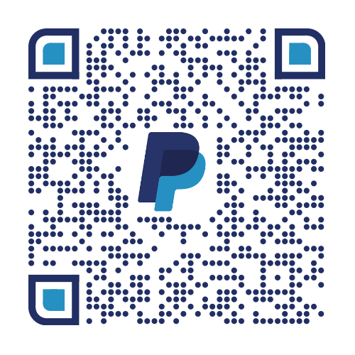 Hilary Biaku | Black Female Model, Creative Strategist, Content Creator, Public Speaker, and Life Coach — PayPal logo in the center of a QR code.