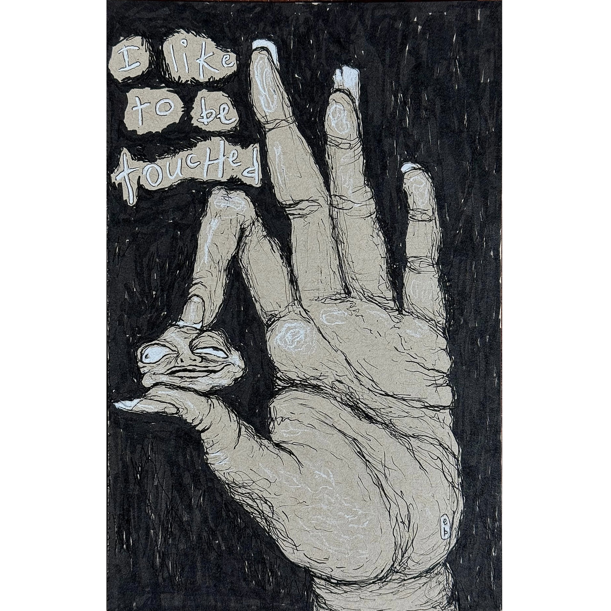 Original Drawing - Touched