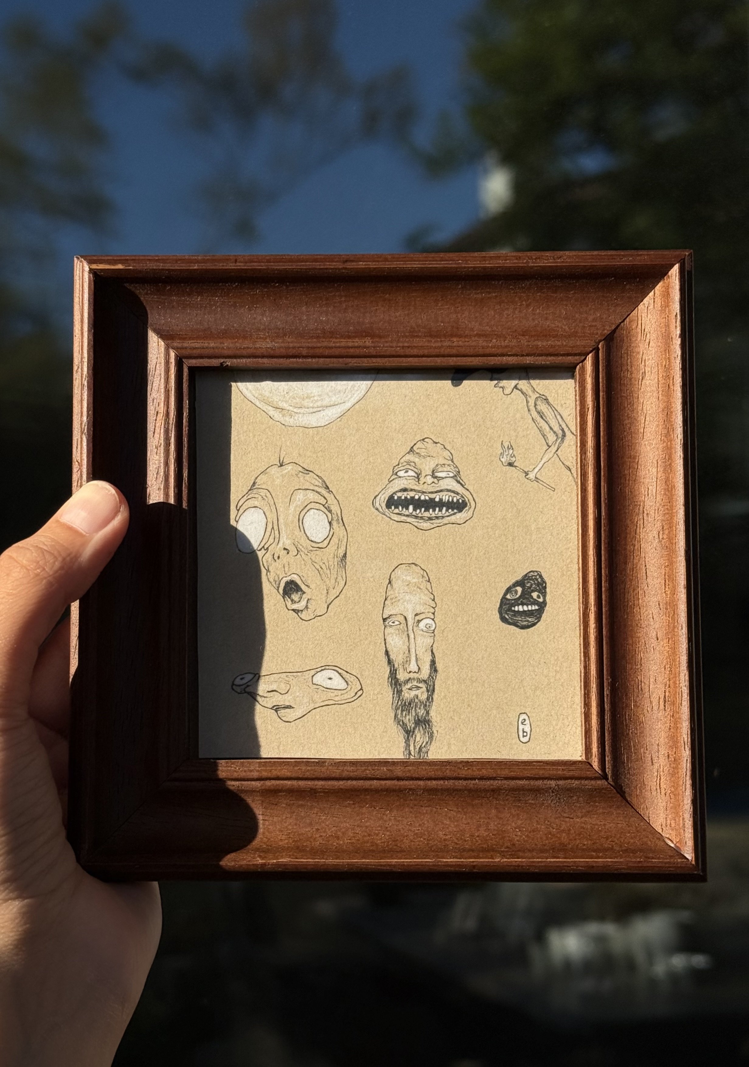 Framed Print #2 - Faces