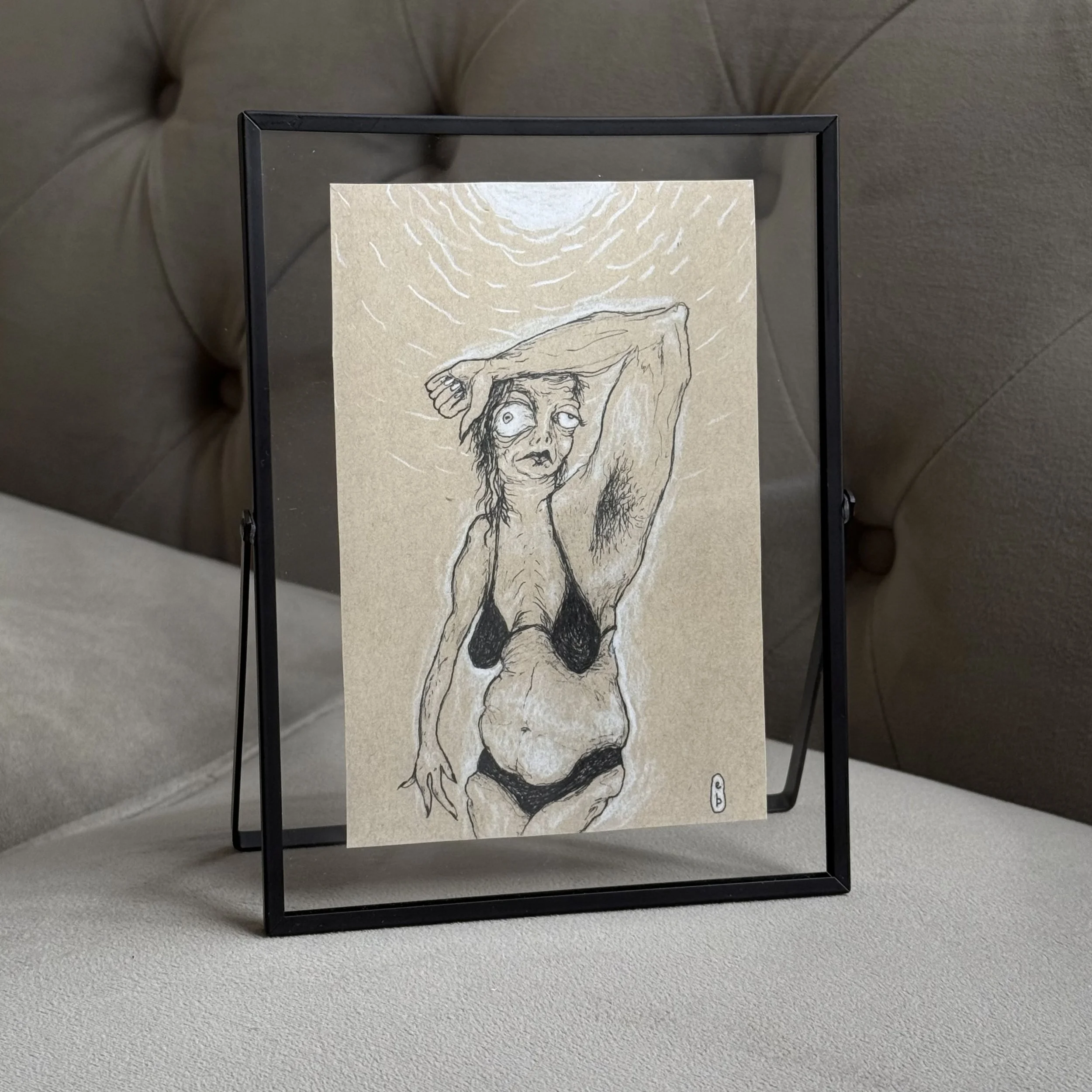 Framed Print- Tanning