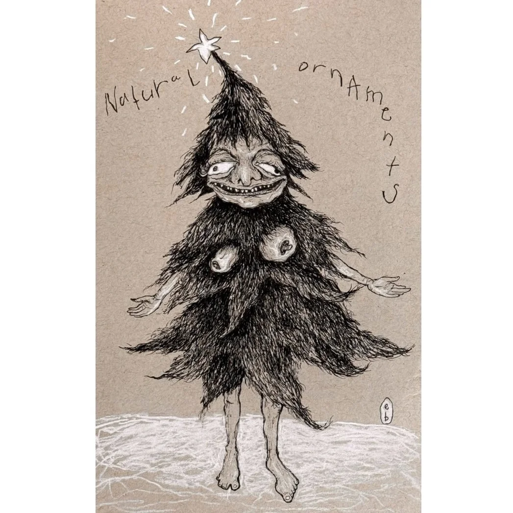 Original Drawing - Natural Ornaments