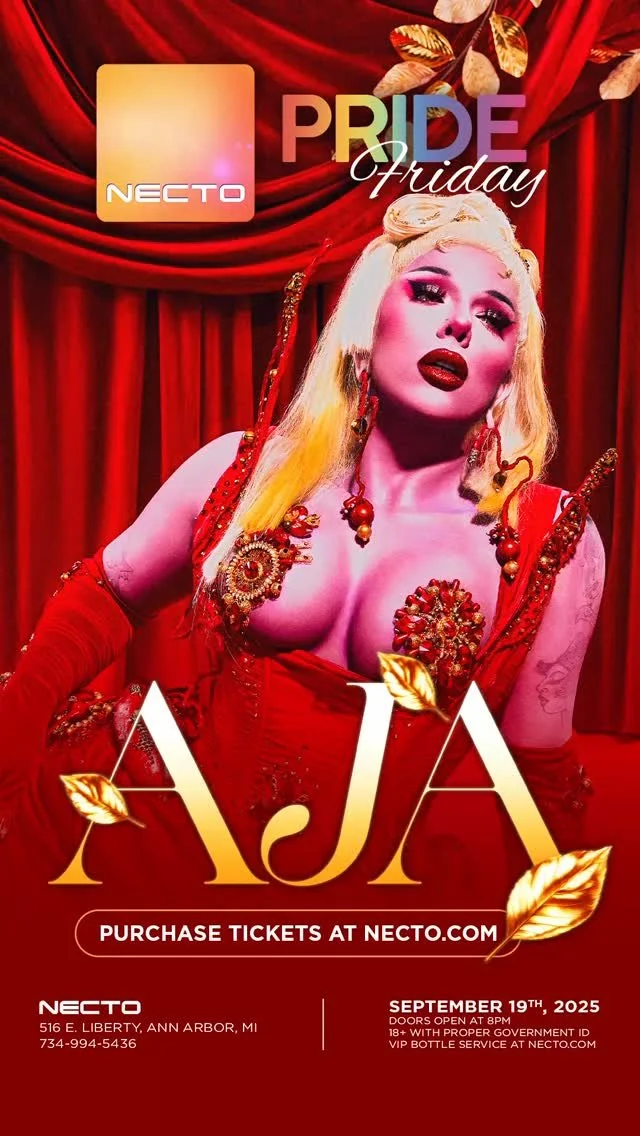 We’re bringing the wild little baddie with a fatty and some curves, Aja, to @nectopride this September!
Are you ready for this All Star to bring the anime villain & main character energy?
Joining @ajathekween on stage are Necto Pride&rsqu