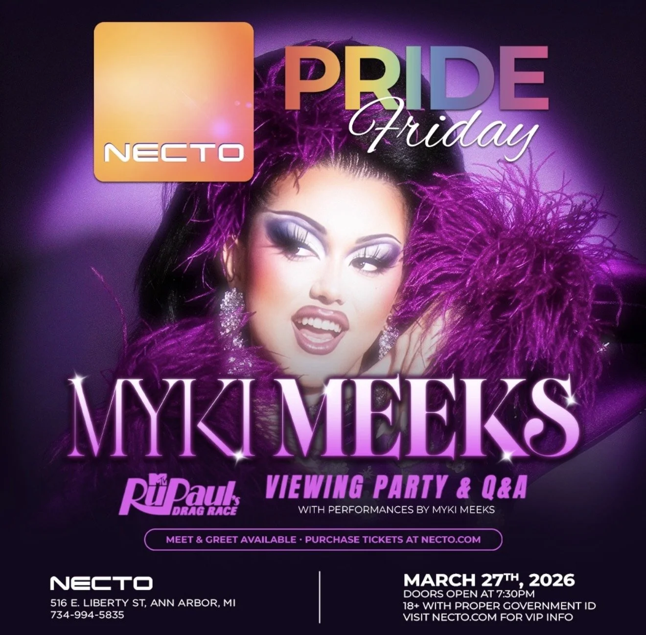 Necto Pride Presents: Myki Meeks