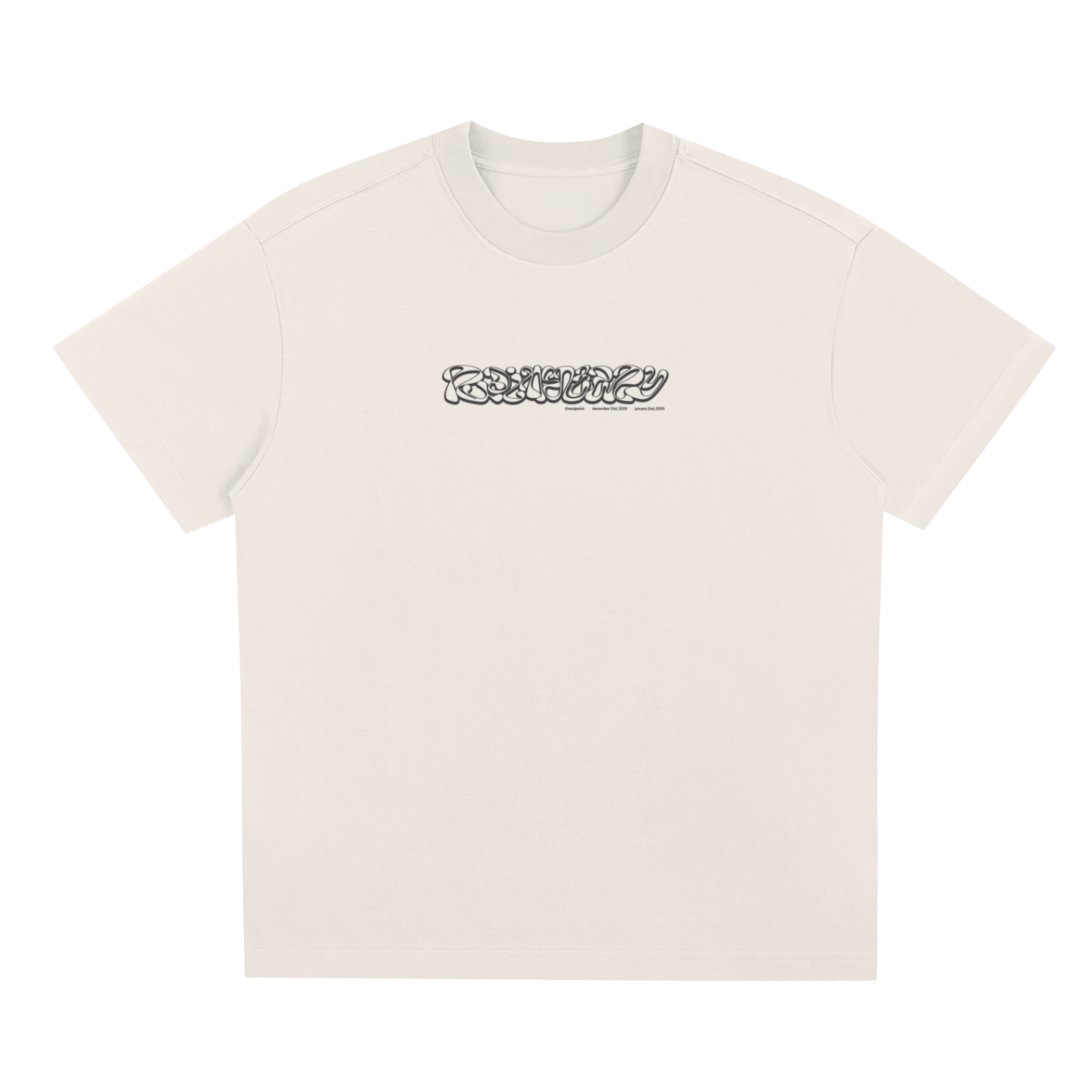 Rudimentary ‘26 T-Shirt - Cream