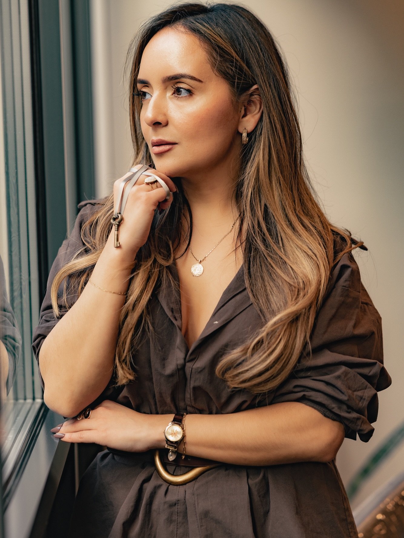 Golden hour. Indoors.