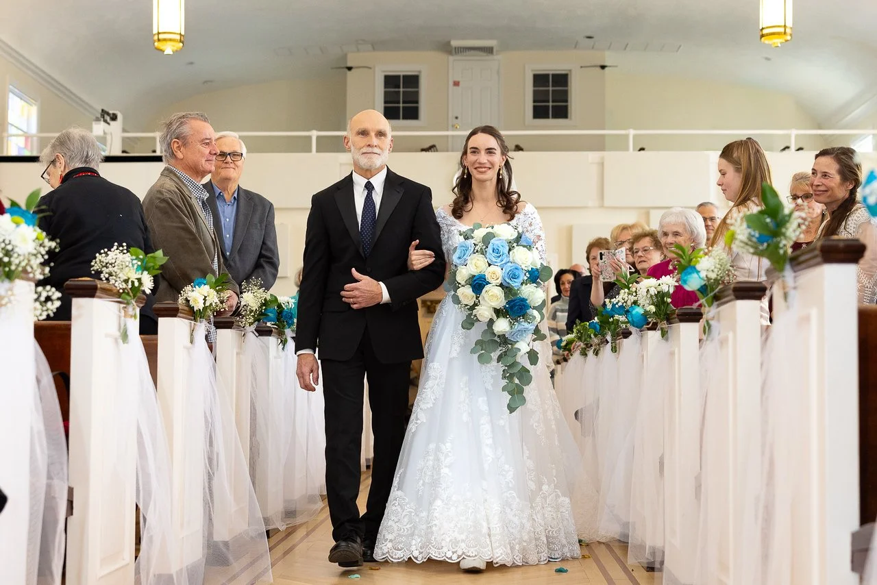 NJ Bride down the isle wedding photography.jpg
