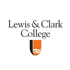 Lewis & Clark College logo with text and shield emblem