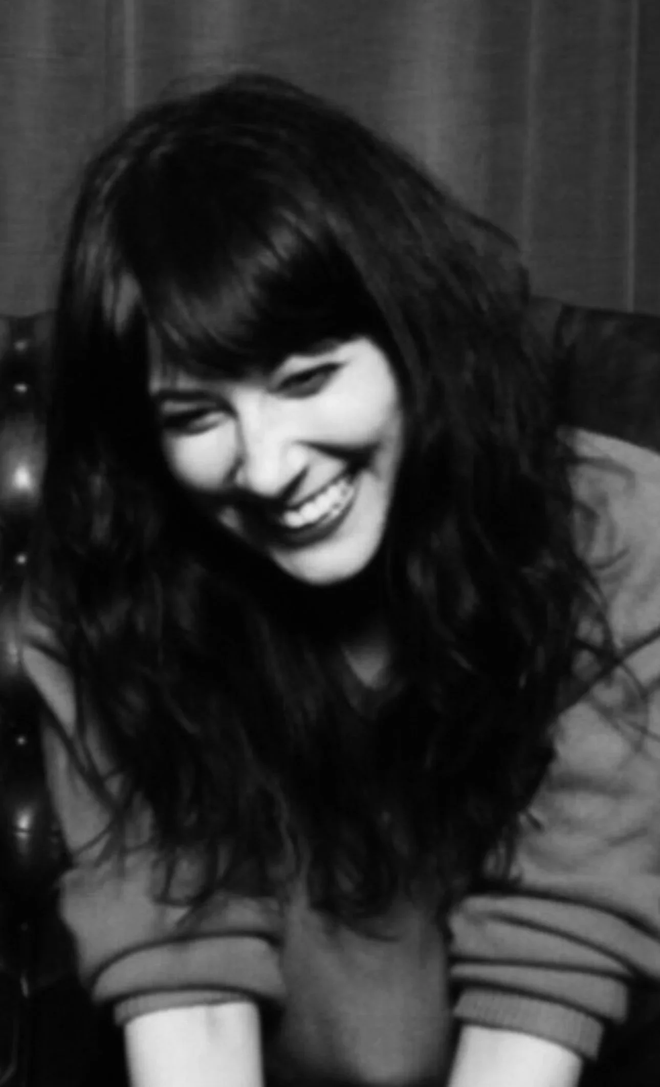 A black and white photo of Brittany