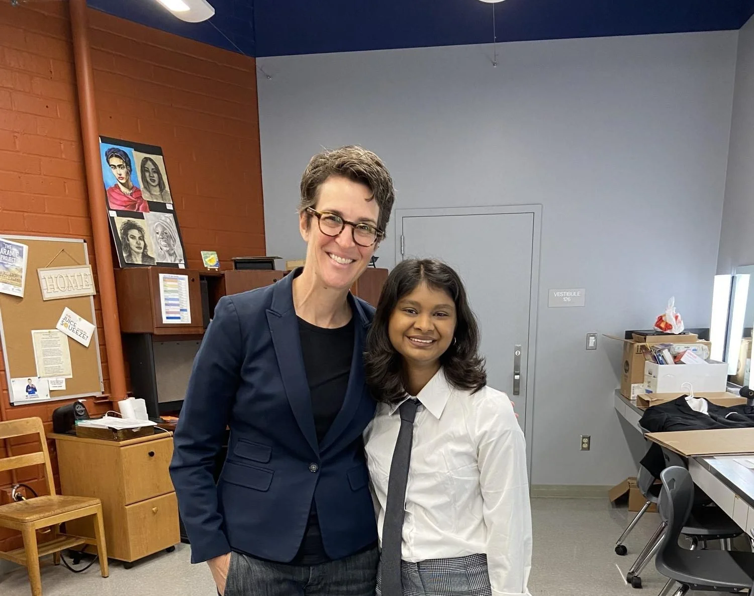 Rachel Maddow at the Robert Frost