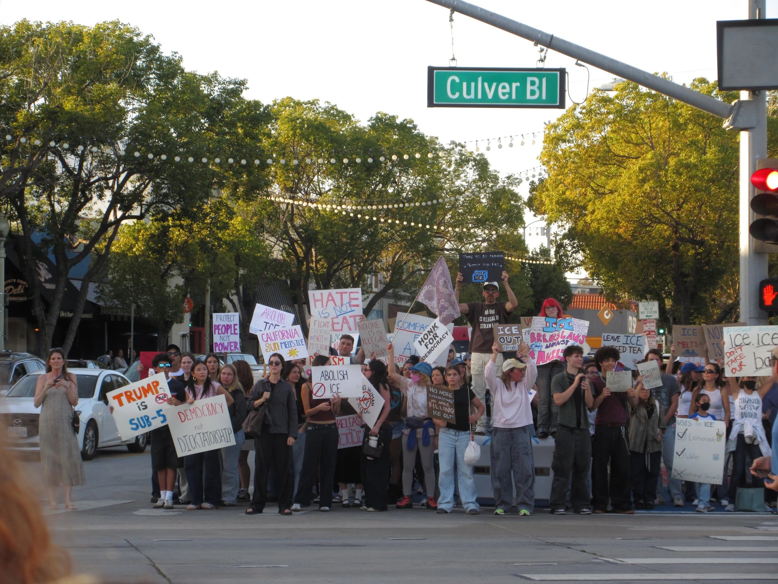 CCHS Students Skip School to Protest ICE