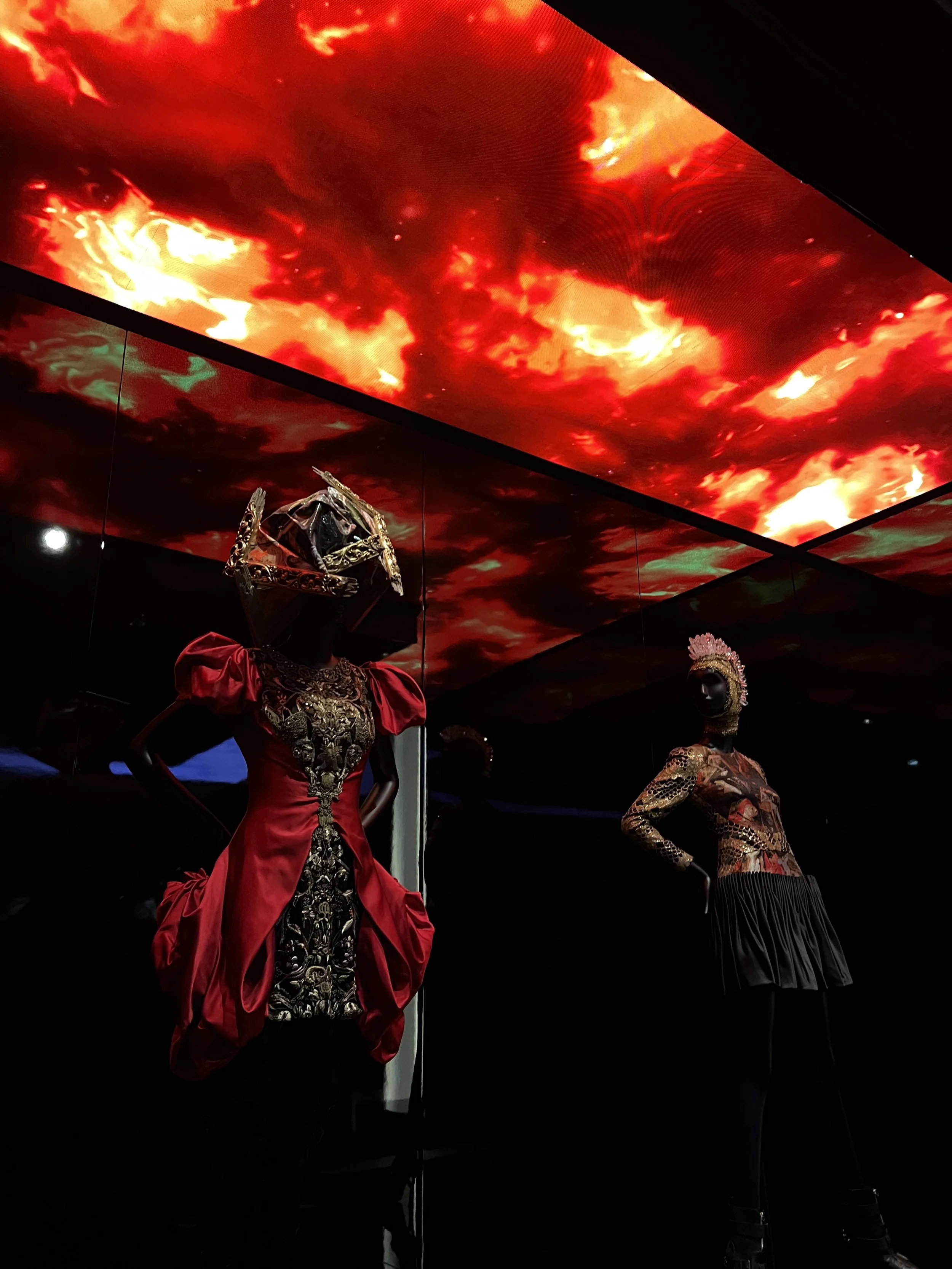 Fashion exhibition captured by By T PR - a light installation highlighting contrast, identity, and modern design through the lens of perception and storytelling.