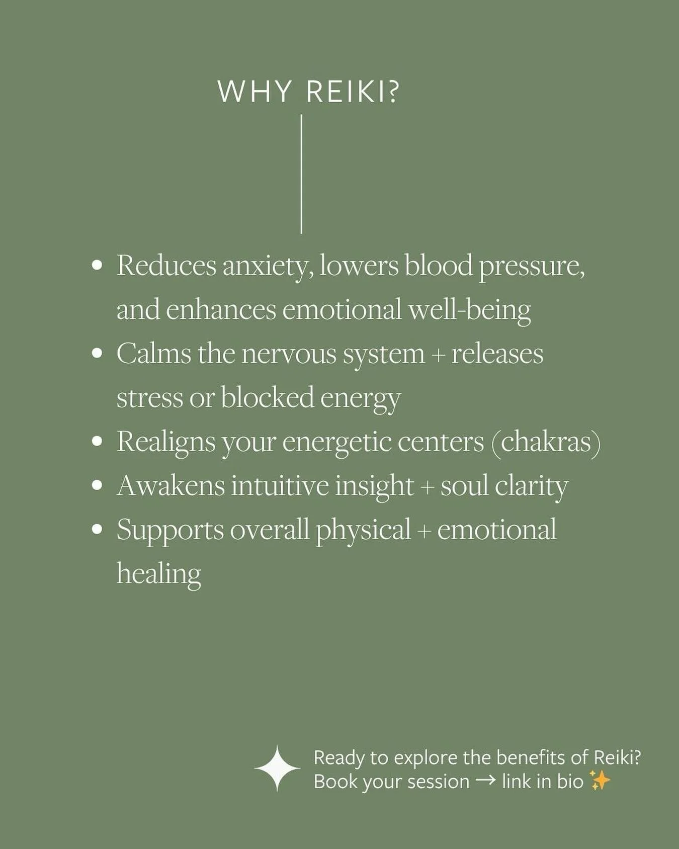 Since becoming a Reiki practitioner, I&rsquo;ve experienced firsthand how this gentle energy practice can transform daily life. Practicing on myself and others has shown me the subtle ways it calms the mind, releases stress, and restores balance. 

E